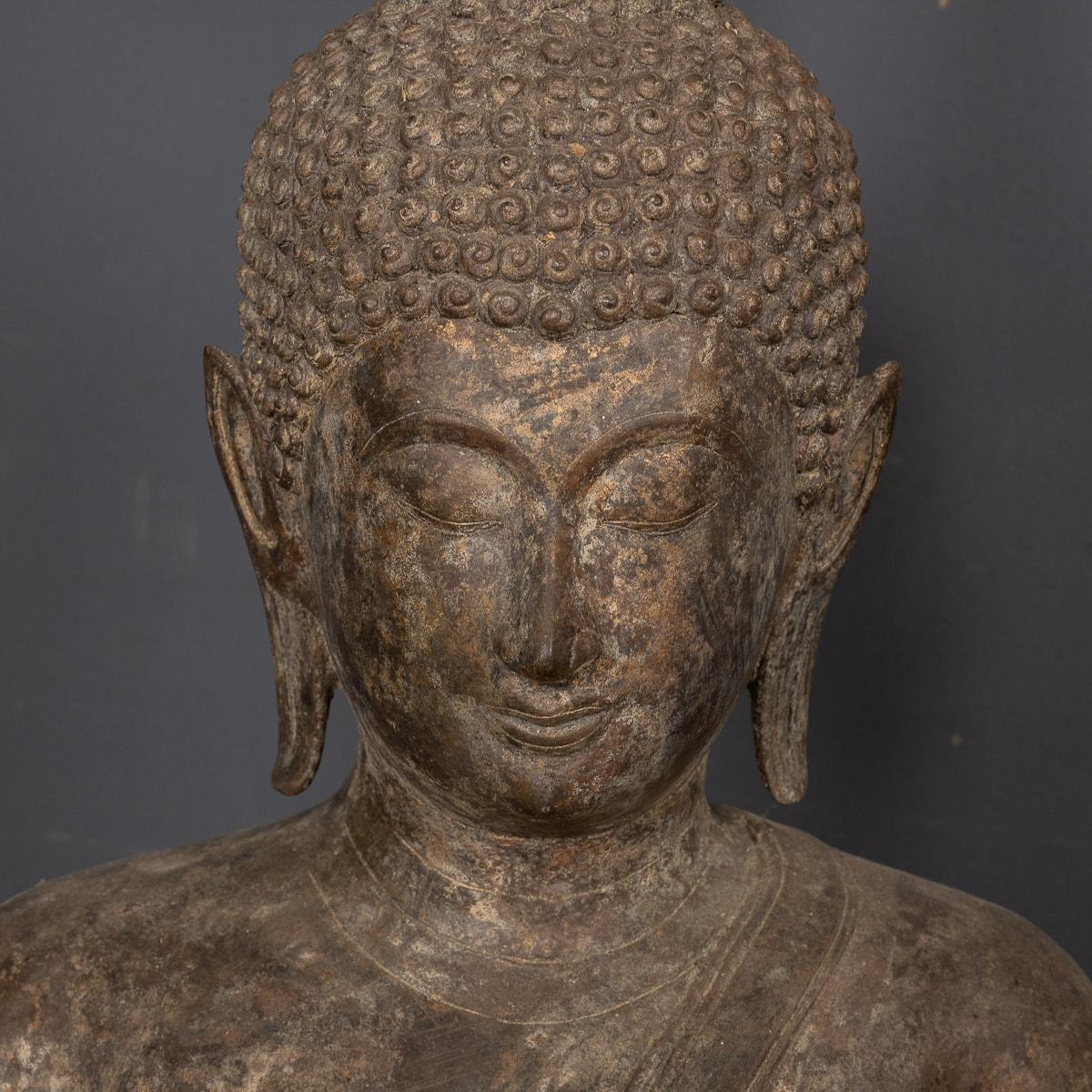 20th Century Metal Cast of a Buddha 4