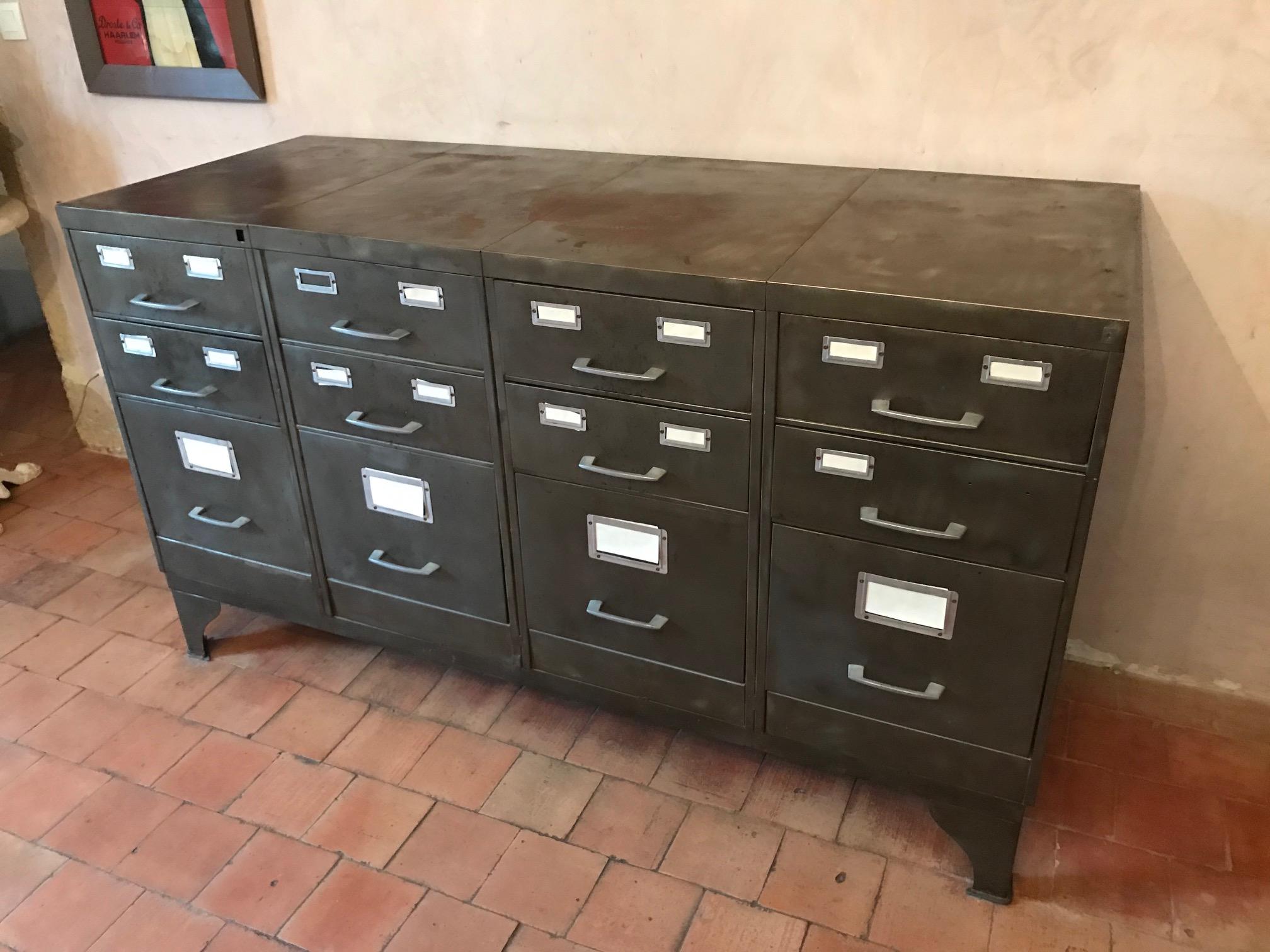 20th Century Metal French Tolix Industrial Buffet, 1940s 1