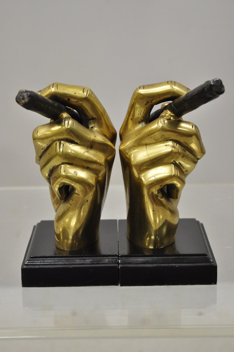 20th Century MidCentury Modern Italian Style Bronze Brass Hand and