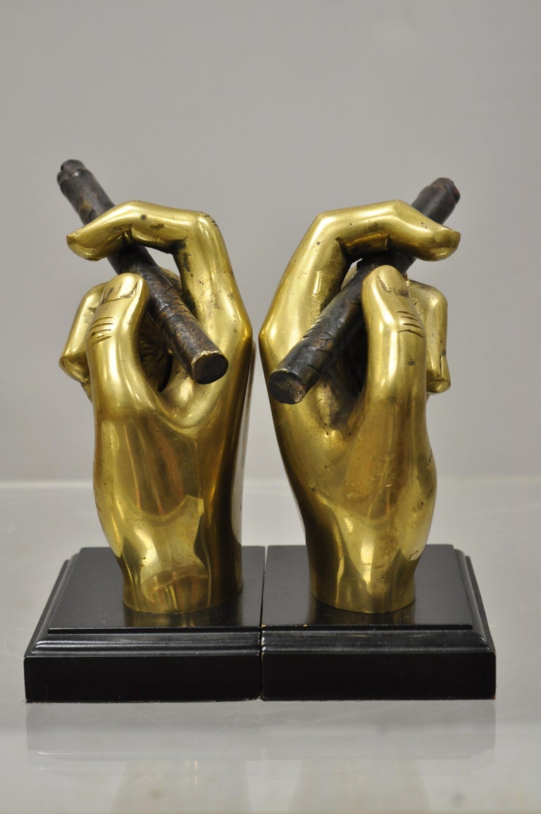 20th Century MidCentury Modern Italian Style Bronze Brass Hand and