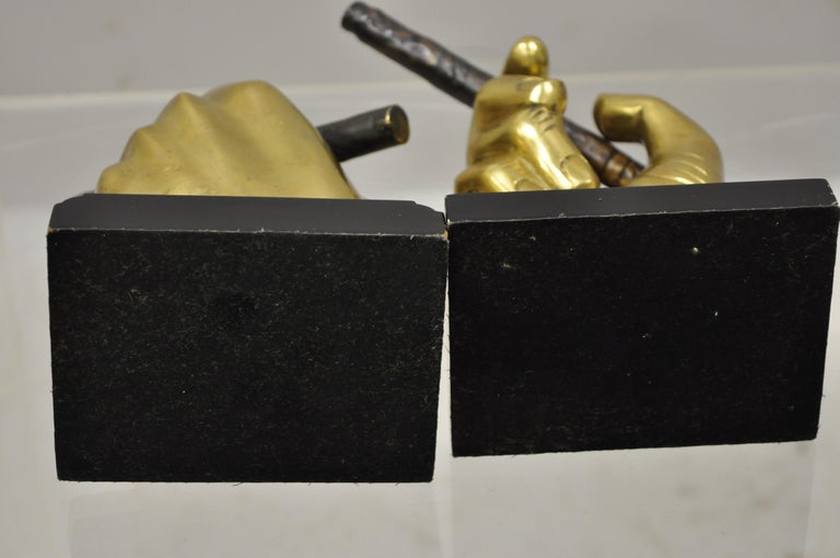 20th Century MidCentury Modern Italian Style Bronze Brass Hand and