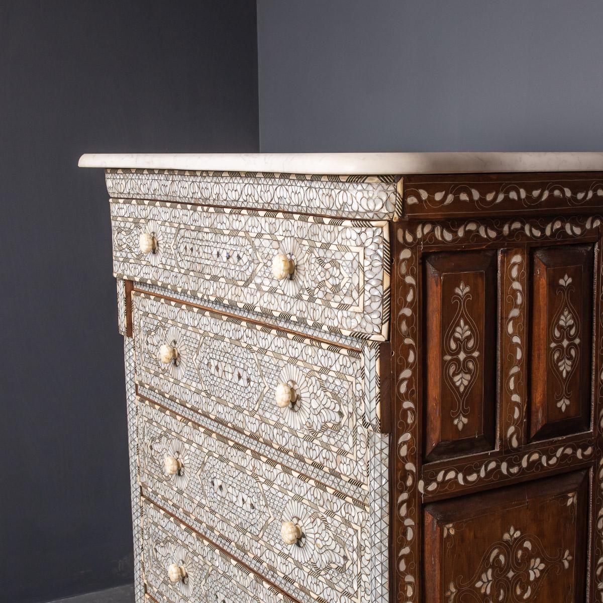 20th Century Middle Eastern Mother of Pearl Chest, c.1900 11