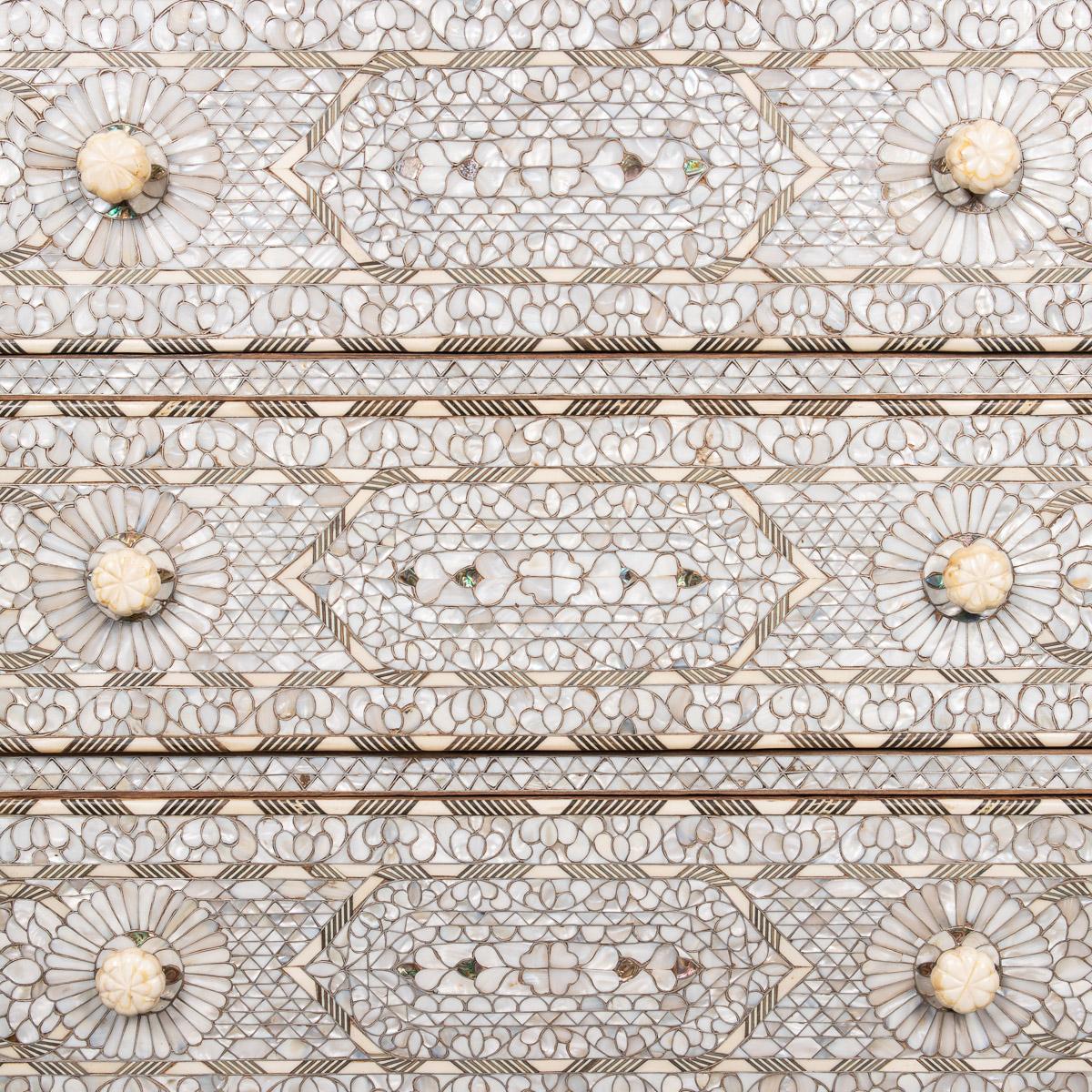 20th Century Middle Eastern Mother of Pearl Chest, c.1900 3