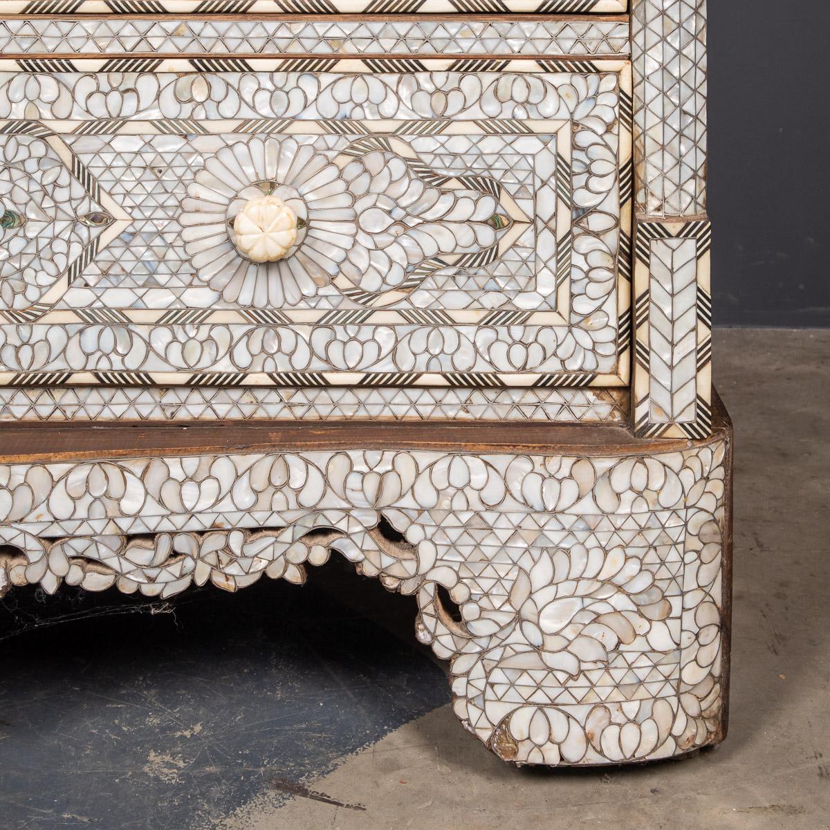 20th Century Middle Eastern Mother of Pearl Chest, c.1900 4