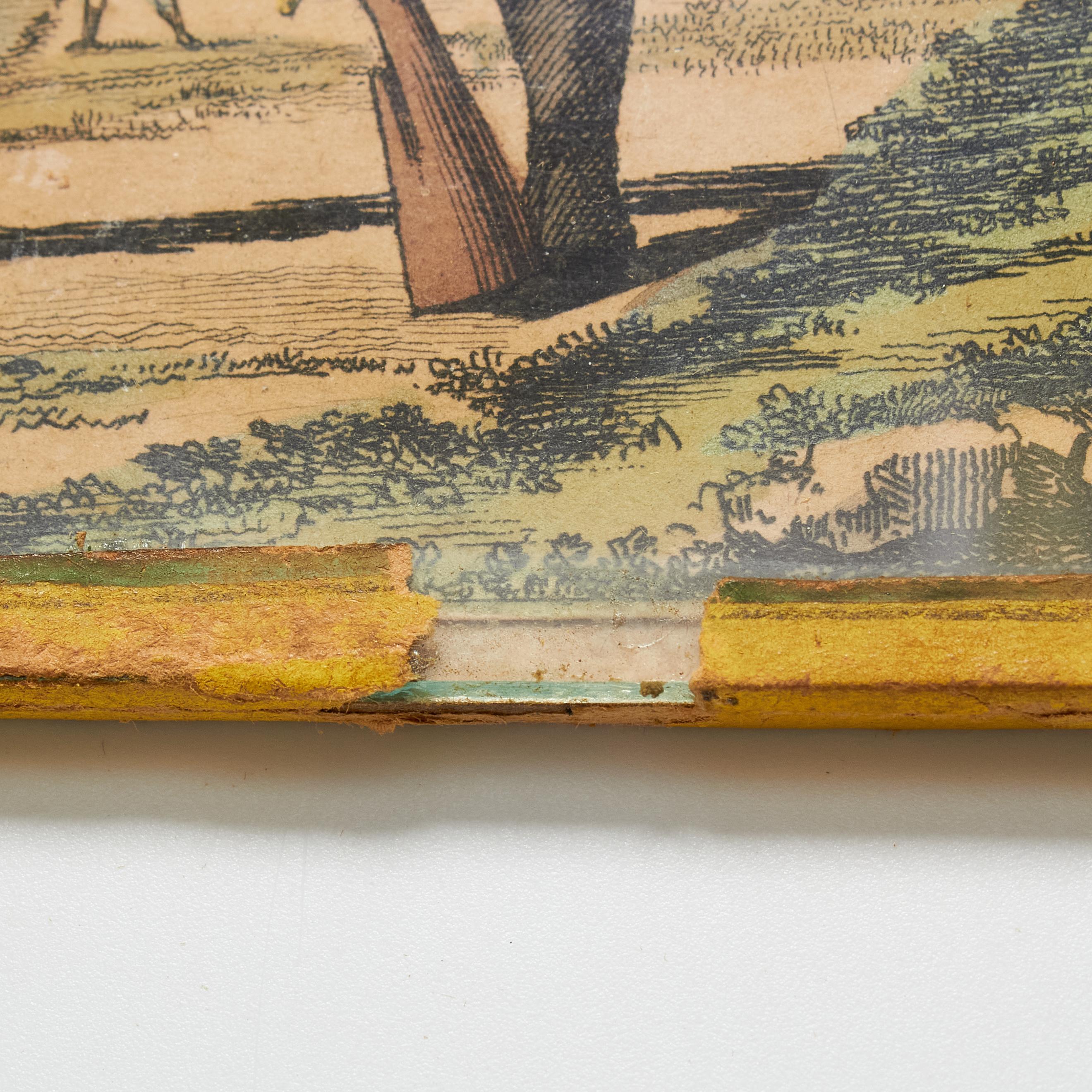 20th Century Military Engravings: Colors, Patina, and French Inscriptions For Sale 10