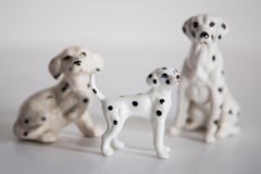 20th Century Mini White Dalmatian Dog Sculpture, Italy, 1960s