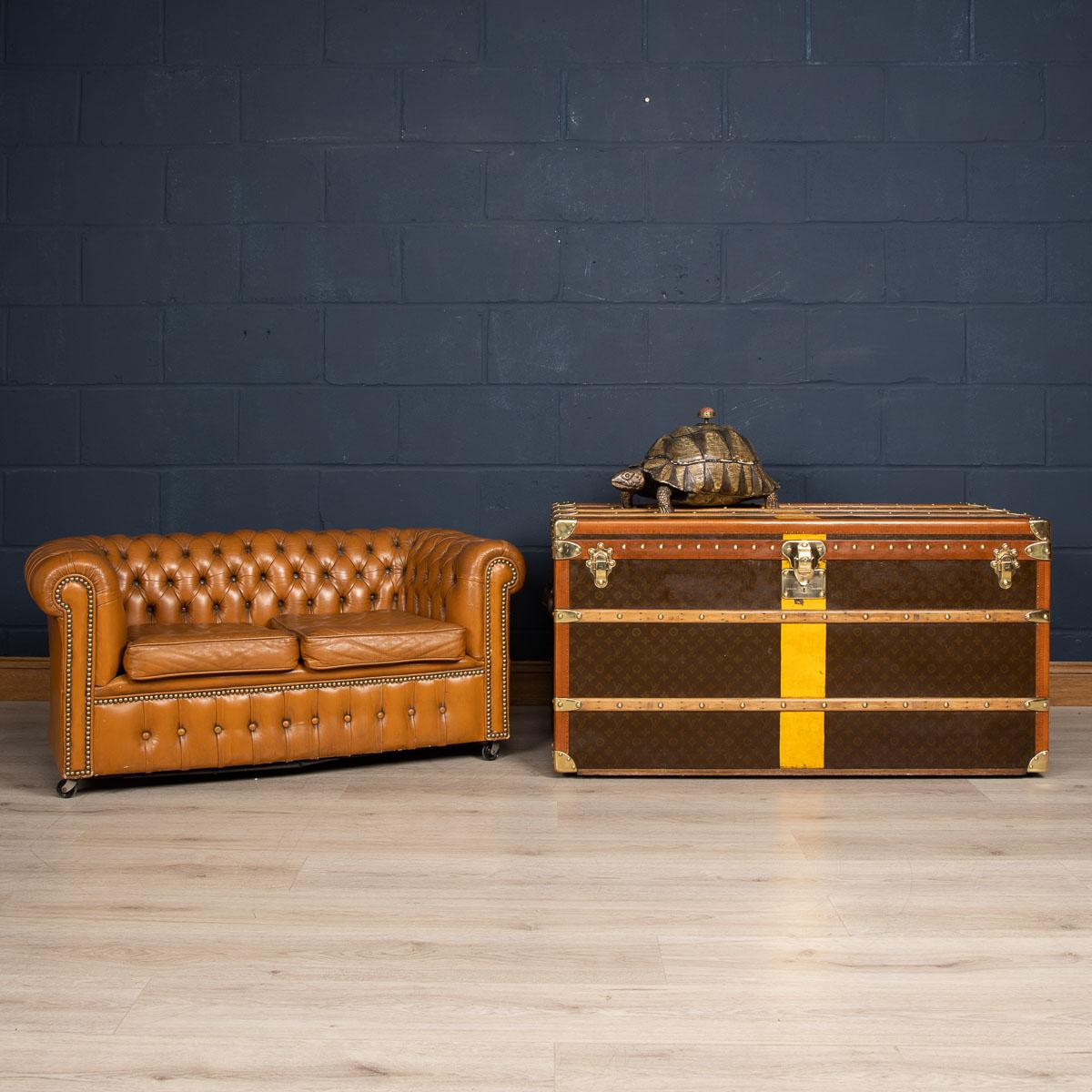 One of the rarest items of furniture ever to be seen: a miniature (or sample) leather Chesterfield sofa dating too early to mid-20th century. By far the majority of miniature furniture started life as a travelling salesman’s sample. In essence they