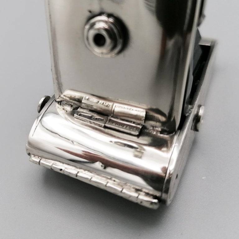 20th Century Miniature in Sterling Silver of Camera For Sale 2