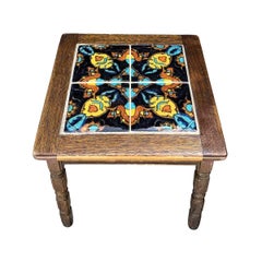 painted mission style furniture 20th Century Mission Style Painted Top Side Table