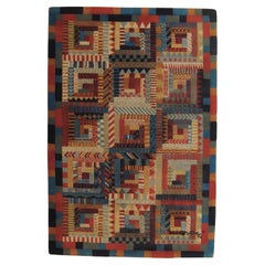 Retro 20th Century Missoni Casa Multicolor Rug, circa 1983