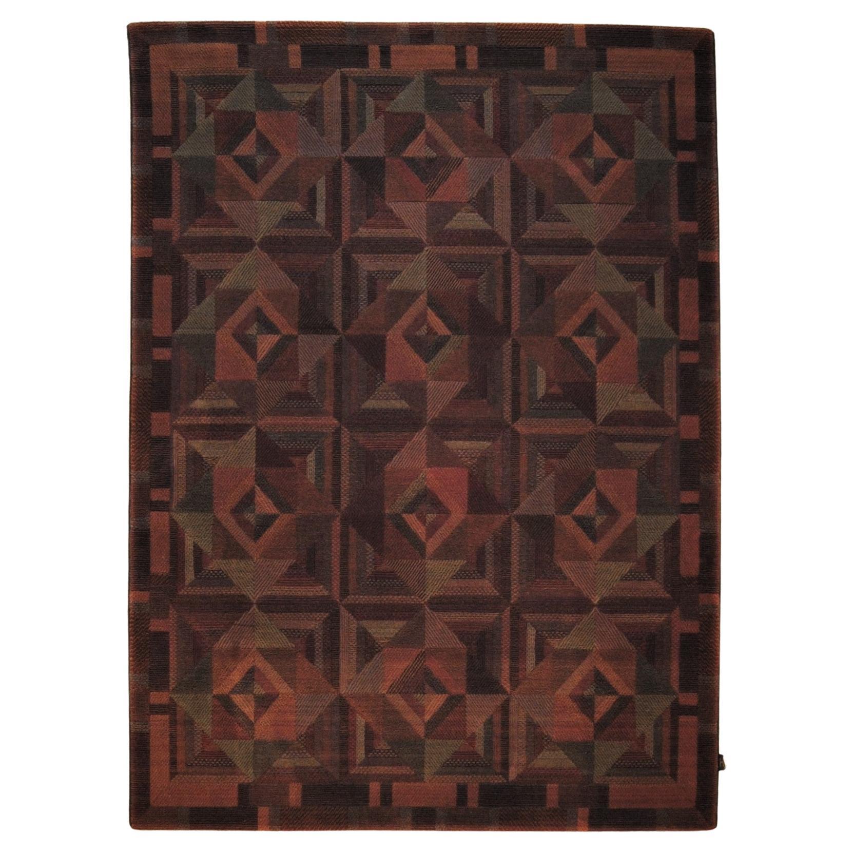 20th Century Missoni Casa Purple, Brown, Wine Coloured and Rug, circa 1983