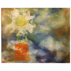 Siglo XX Técnica mixta sobre lienzo Pintura abstracta holandesa moderna, 1980