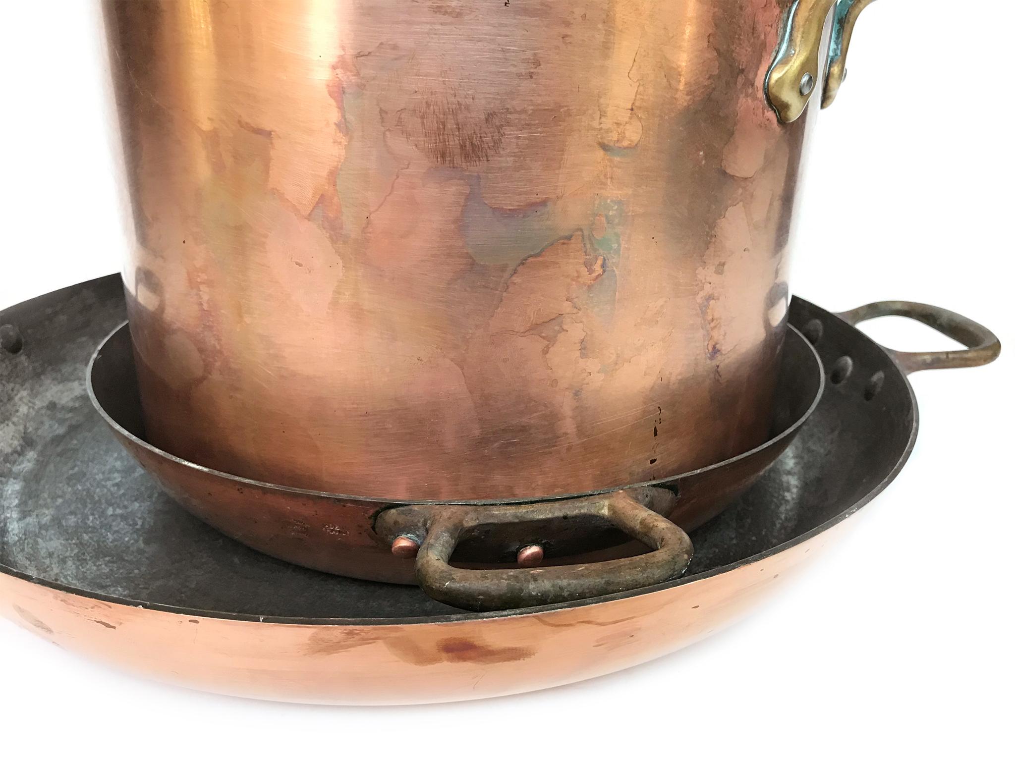 20th Century Mixed Set of Copperware, 8 Pieces 6