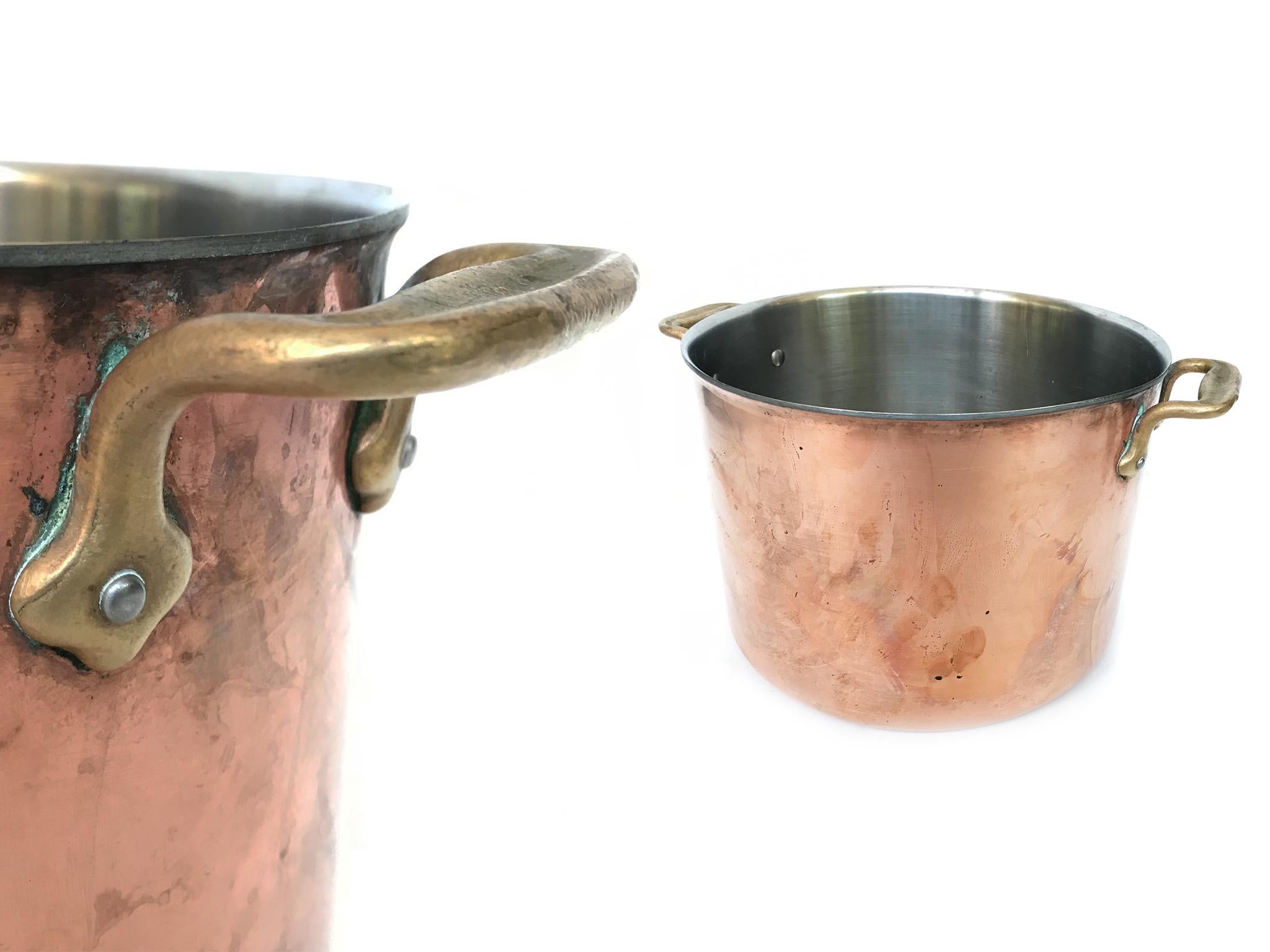 20th Century Mixed Set of Copperware, 8 Pieces 7