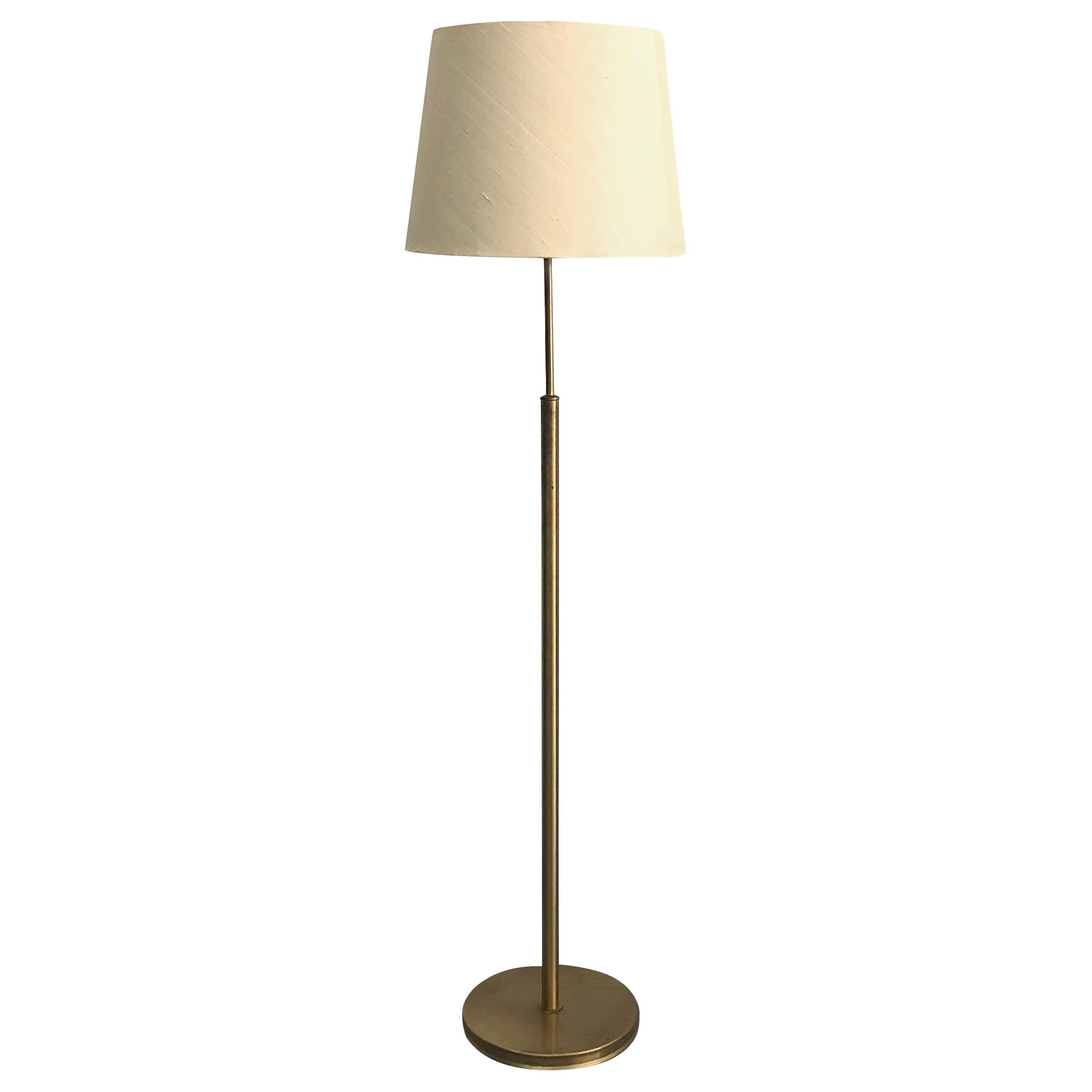 20th Century Model 2148, Swedish Svenskt Tenn Brass Floor Lamp by Josef Frank