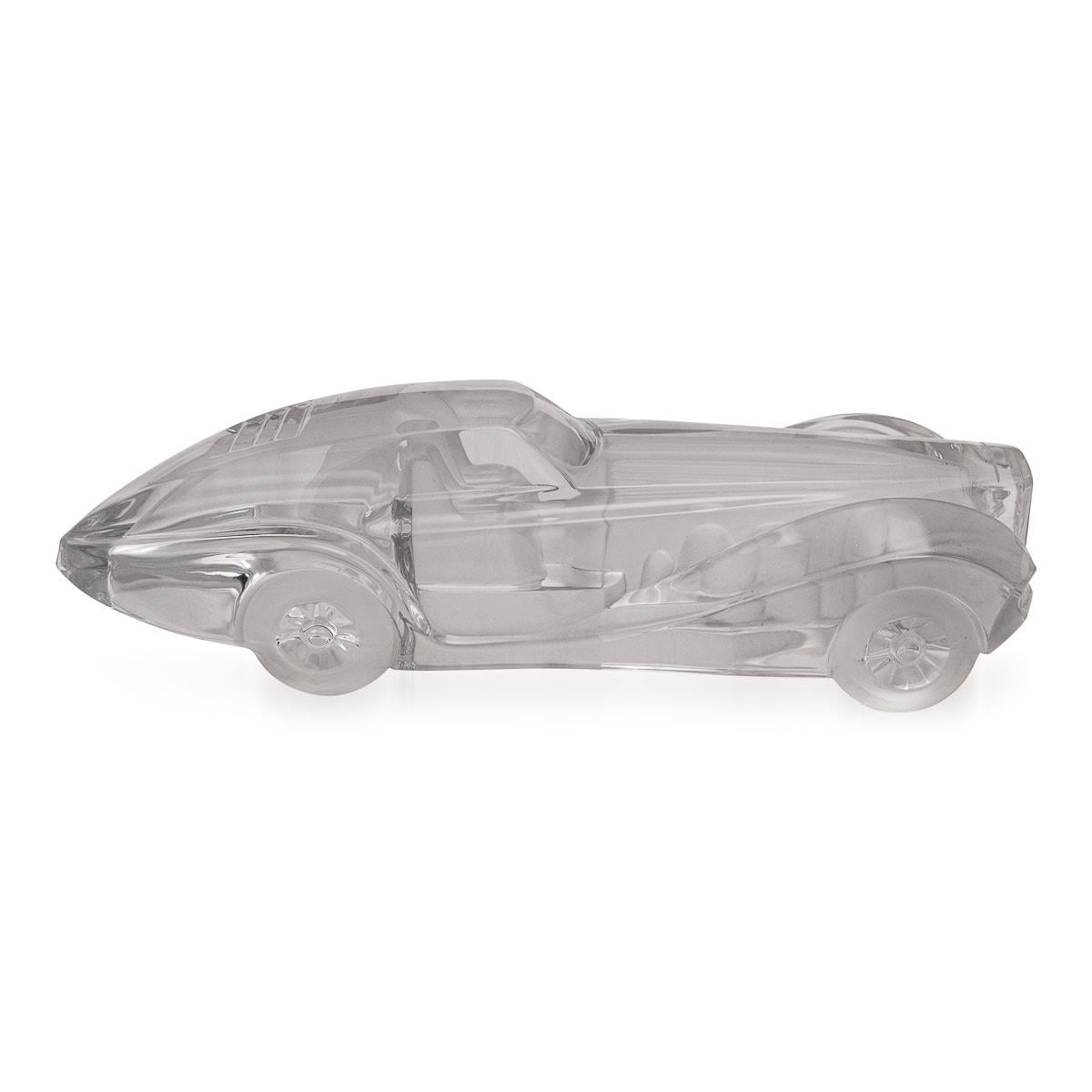 20th Century Model Glass Car By Daum, France, c.1980 For Sale 2