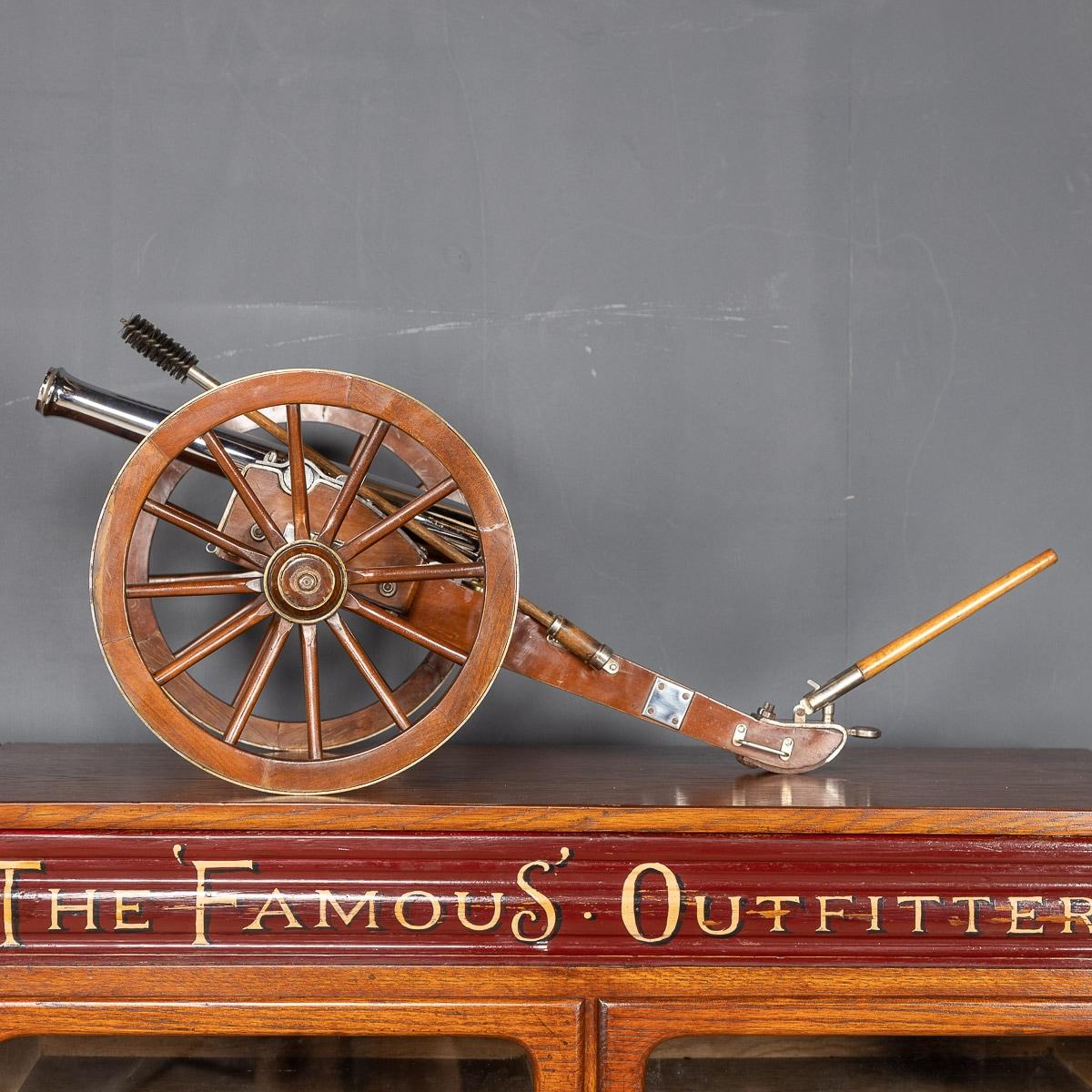 British 20th Century Model Of A Napoleonic Wars Cannon, c.1950