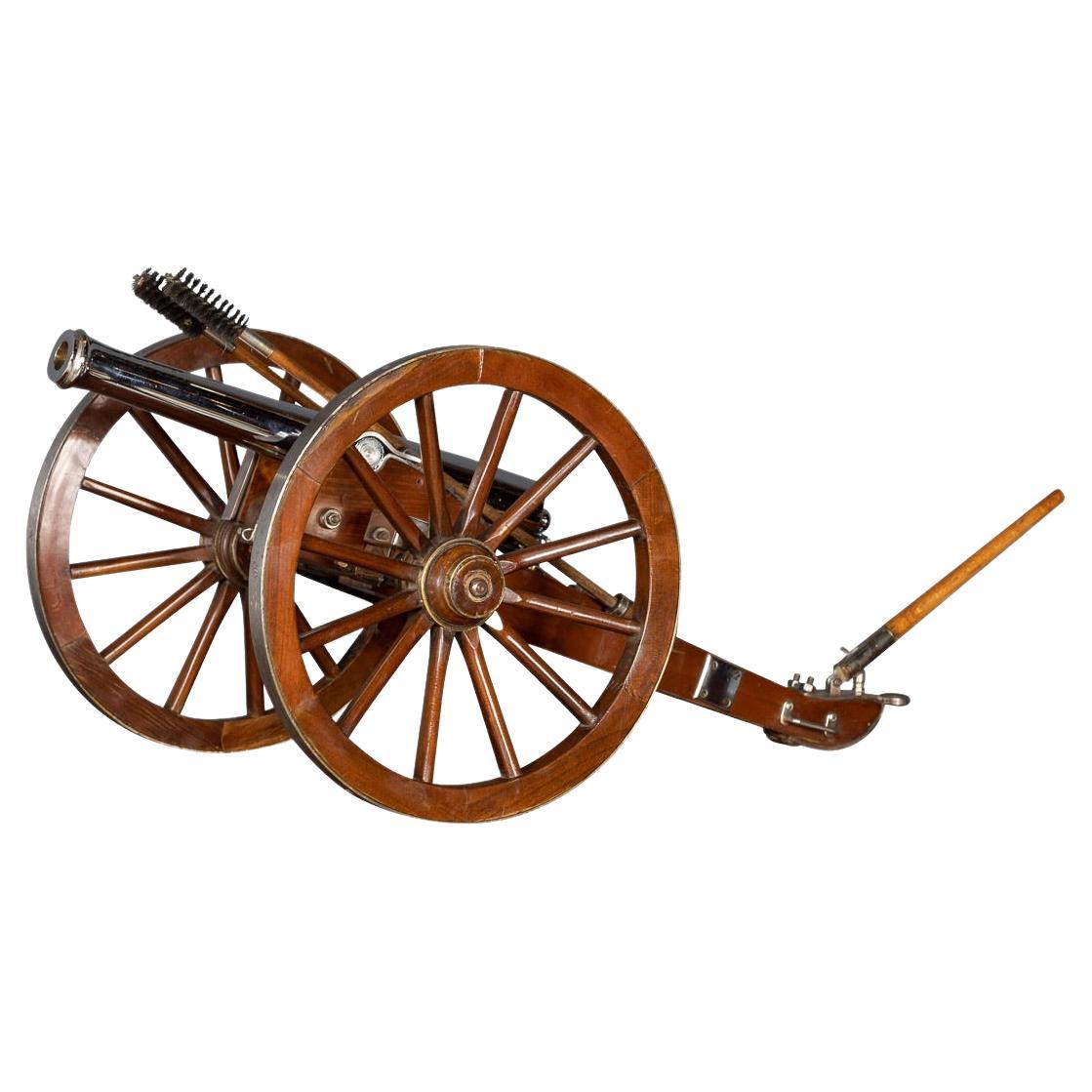 20th Century Model Of A Napoleonic Wars Cannon, c.1950