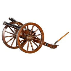 20th Century Model Of A Napoleonic Wars Cannon, c.1950