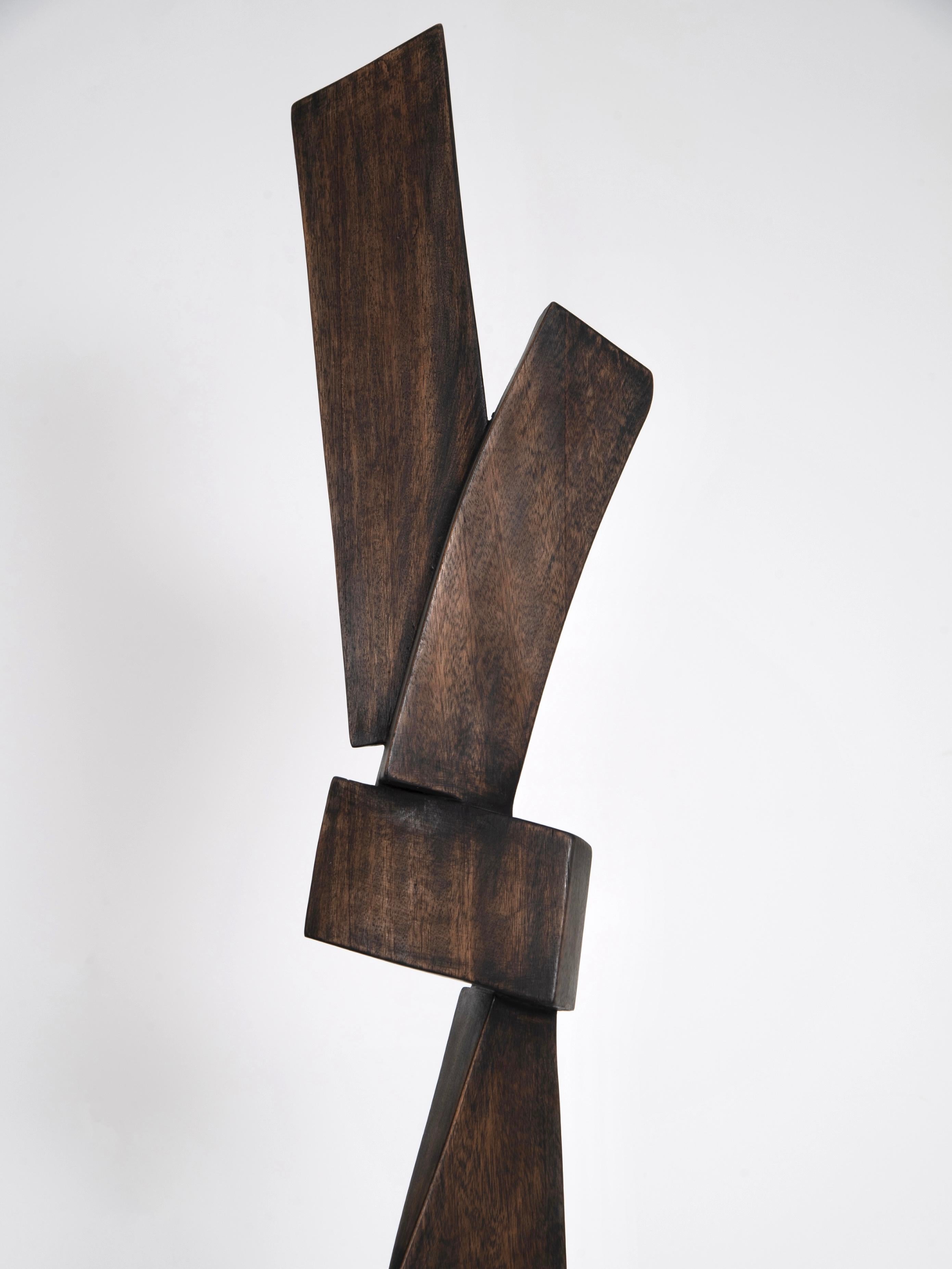Mid-Century Modern Sculpture totémique abstraite moderne du 20e siècle par Bertrand Créach en vente
