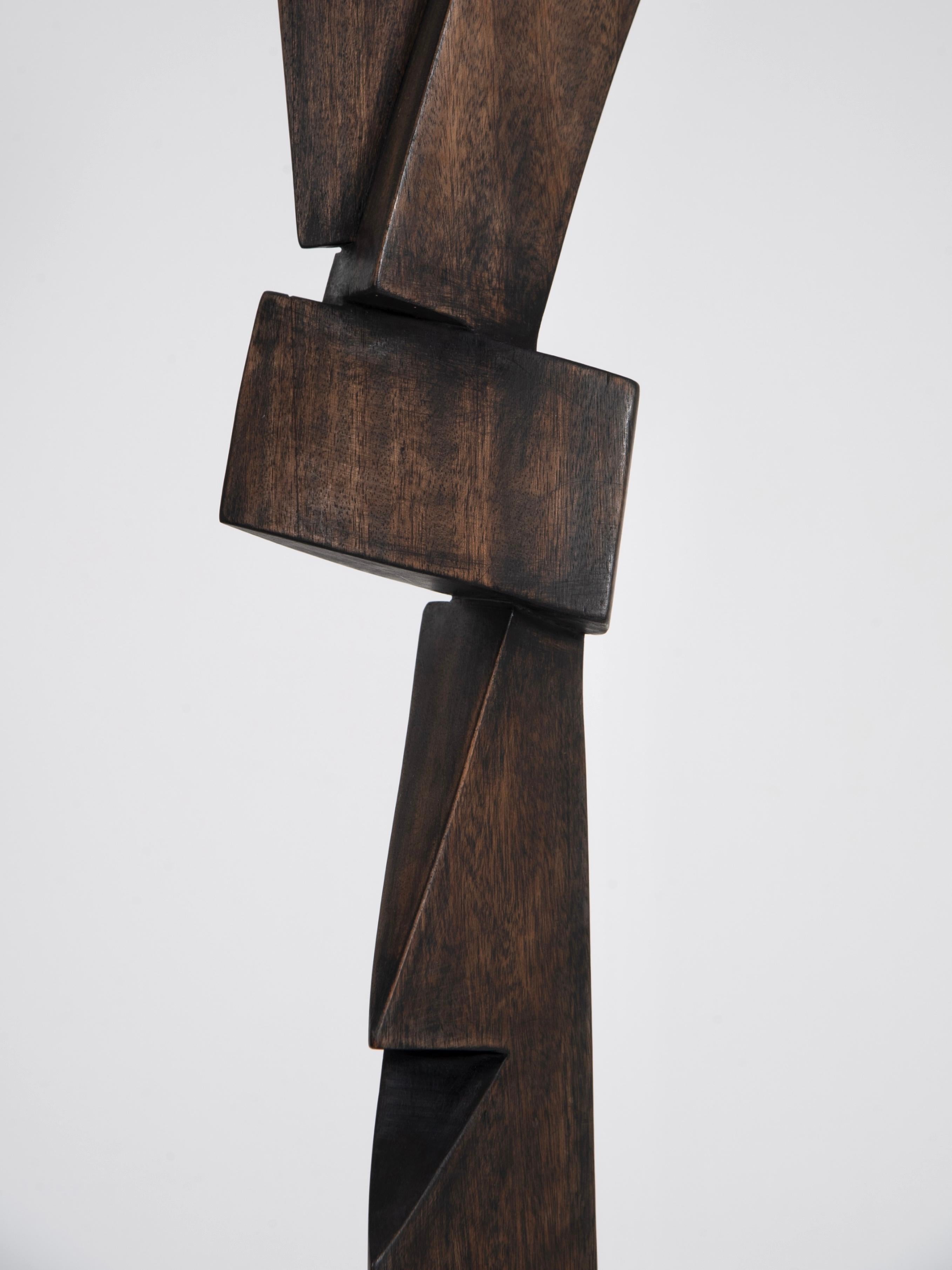 Français Sculpture totémique abstraite moderne du 20e siècle par Bertrand Créach en vente