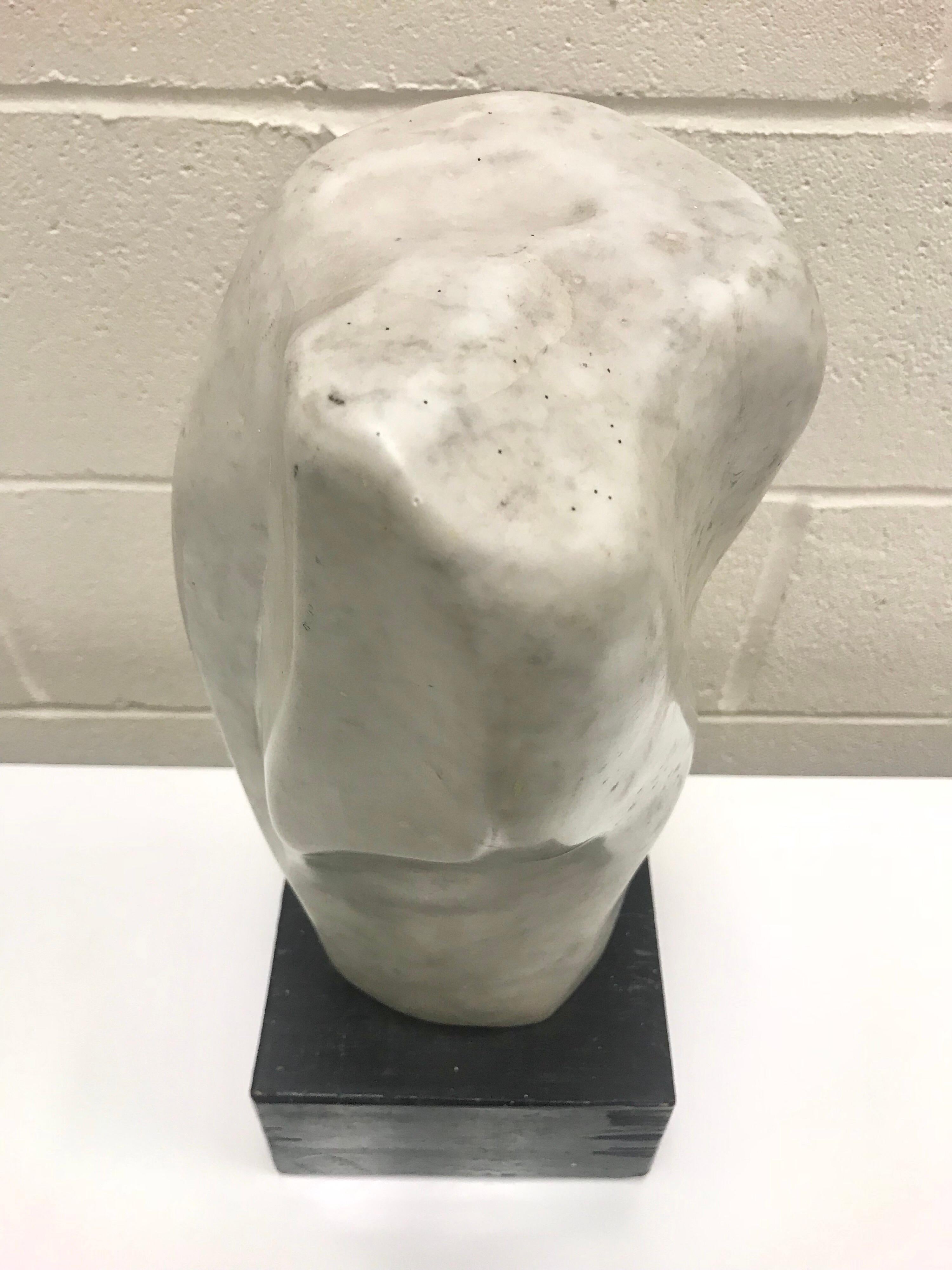 20th Century Modern Art Carrera Marble Sculpture For Sale 8