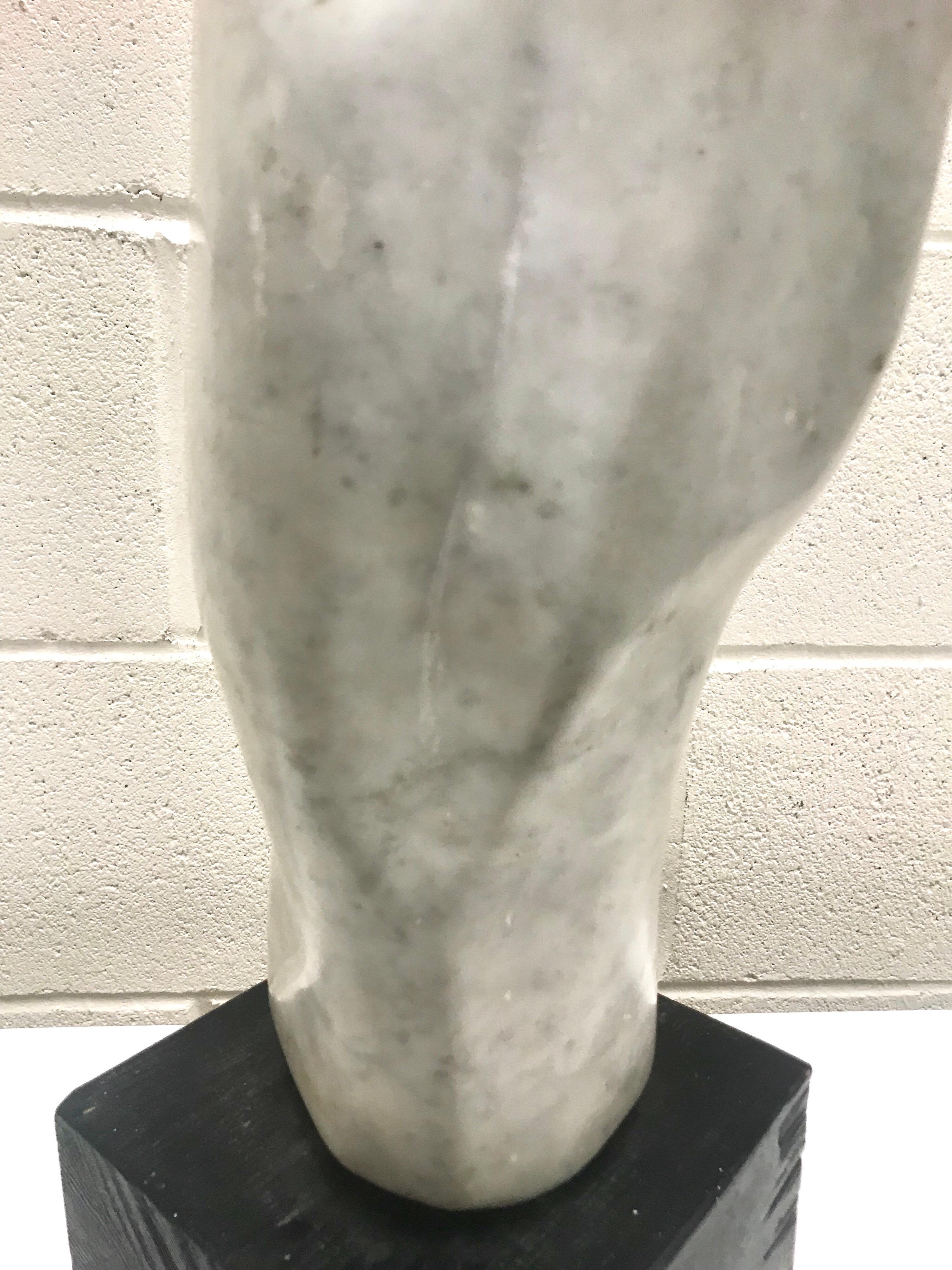 20th Century Modern Art Carrera Marble Sculpture For Sale 12