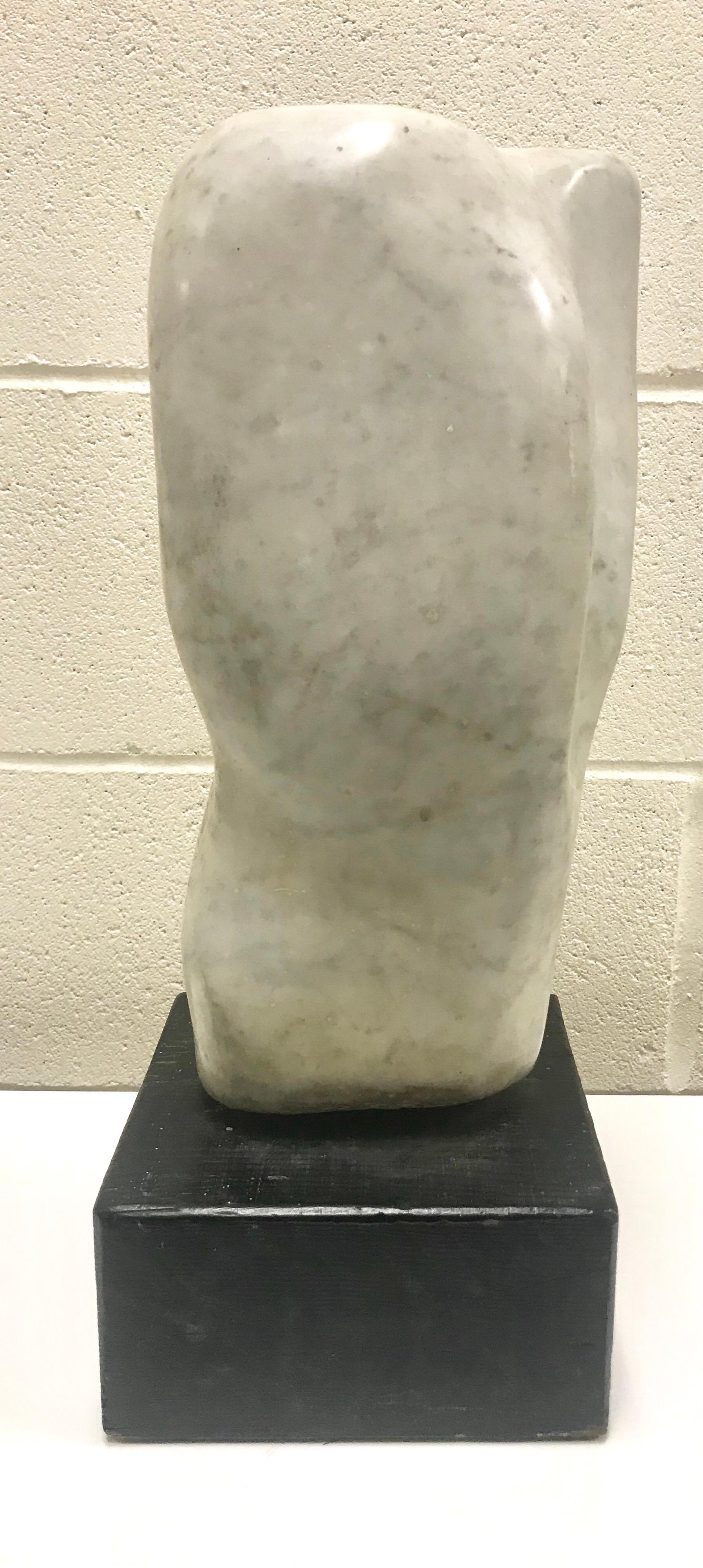 20th Century Modern Art Carrera Marble Sculpture For Sale 1