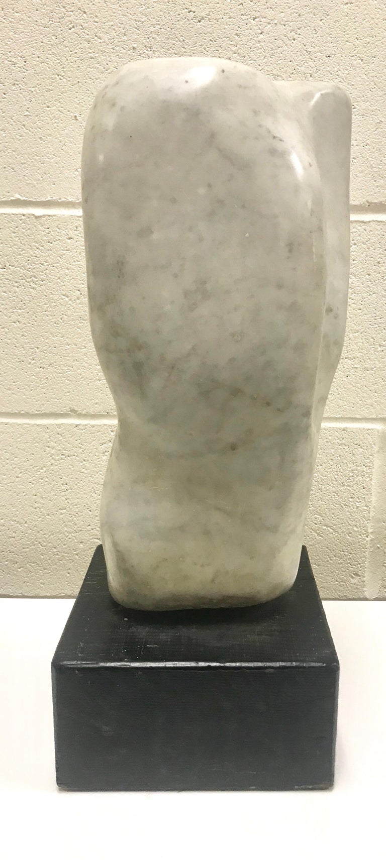 20th Century Modern Art Carrera Marble Sculpture For Sale at 1stDibs