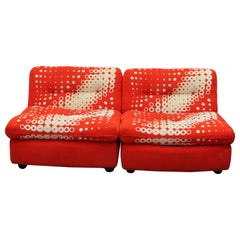 Used 20th Century Modern Design Amanta Armchairs Mario Bellini for C&B  Italy 60s