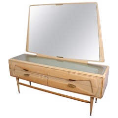 Vintage 20th Century Modern Drawer Cabinet Silvio Cavatorta for Dassi Italy 50s