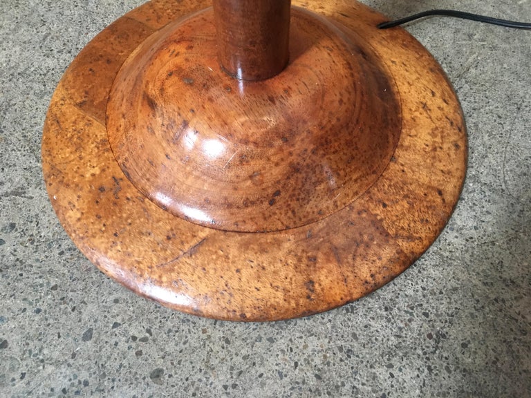 20th Century Modern Koa Wood Floor Lamp For Sale at 1stDibs koa lamp
