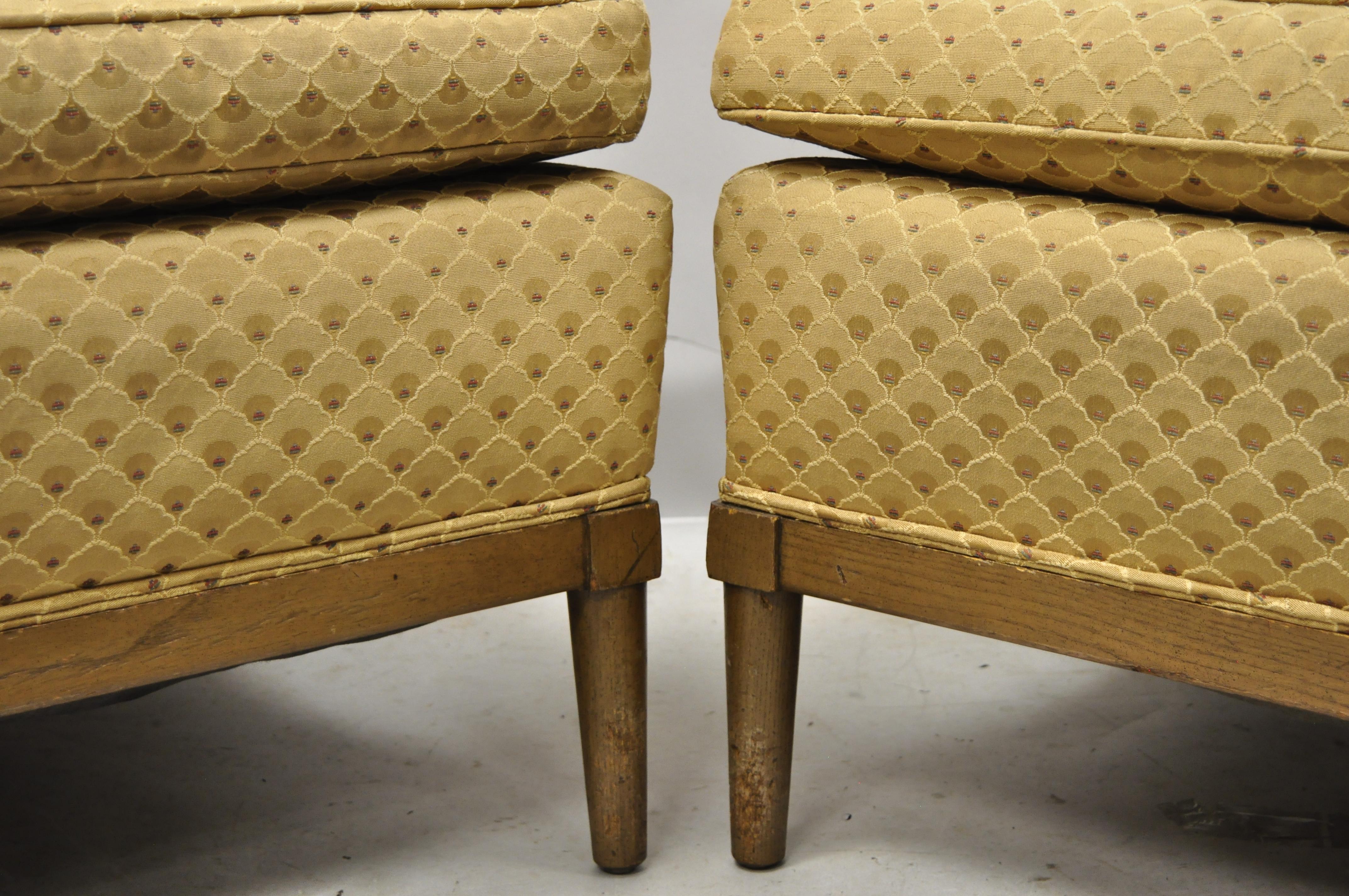 Moderne Sessel im Paul McCobb-Stil des 20. Jahrhunderts mit Fassrückenlehne, ein Paar im Angebot 2