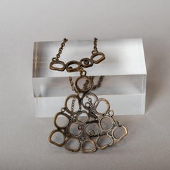 20th Century Modern Pentii Sarpaneva Pendant Necklace Bronze Scandinavian Modern