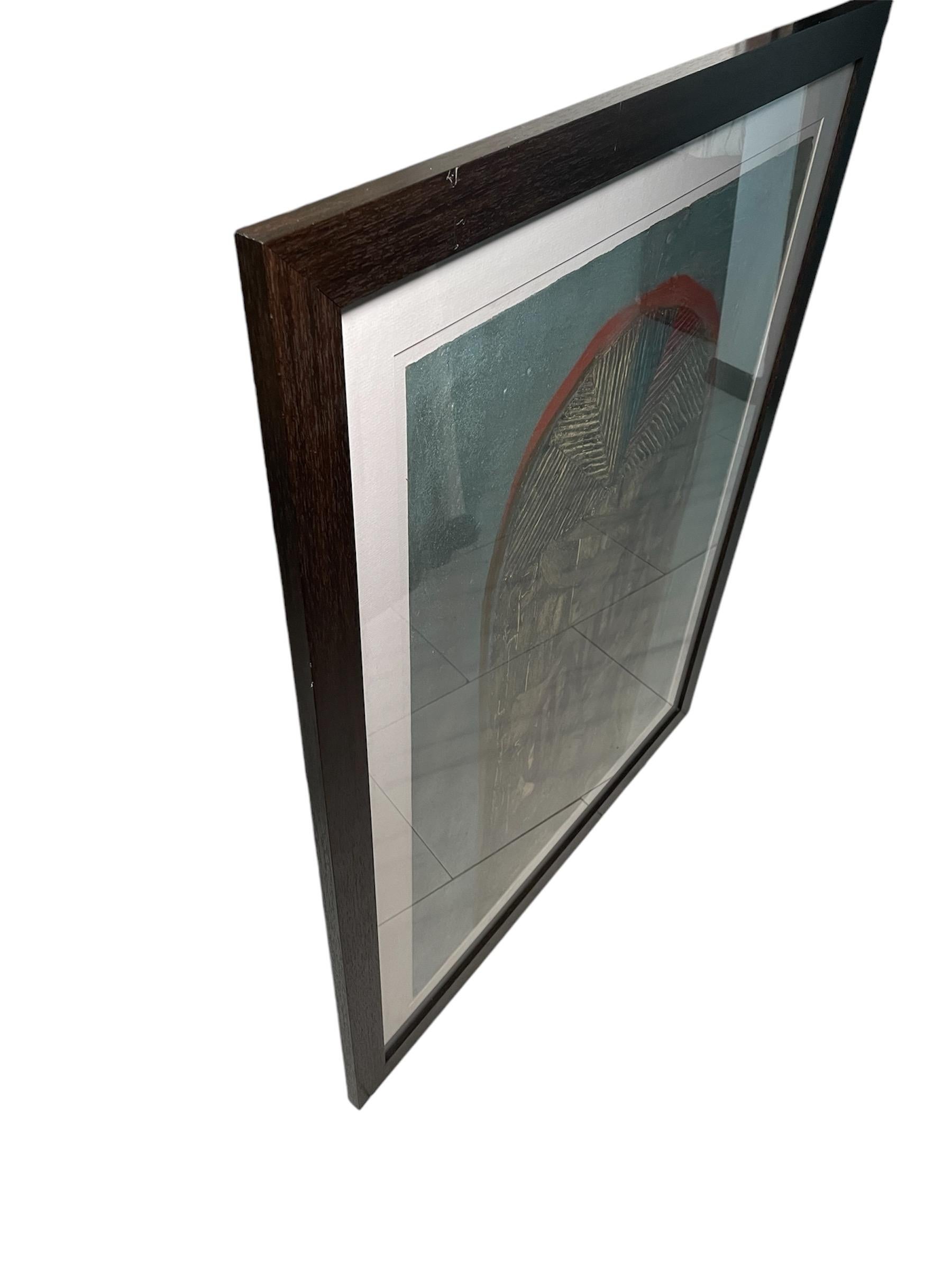 Pittura moderna del XX secolo di una porta ad arco tondo in vendita 10