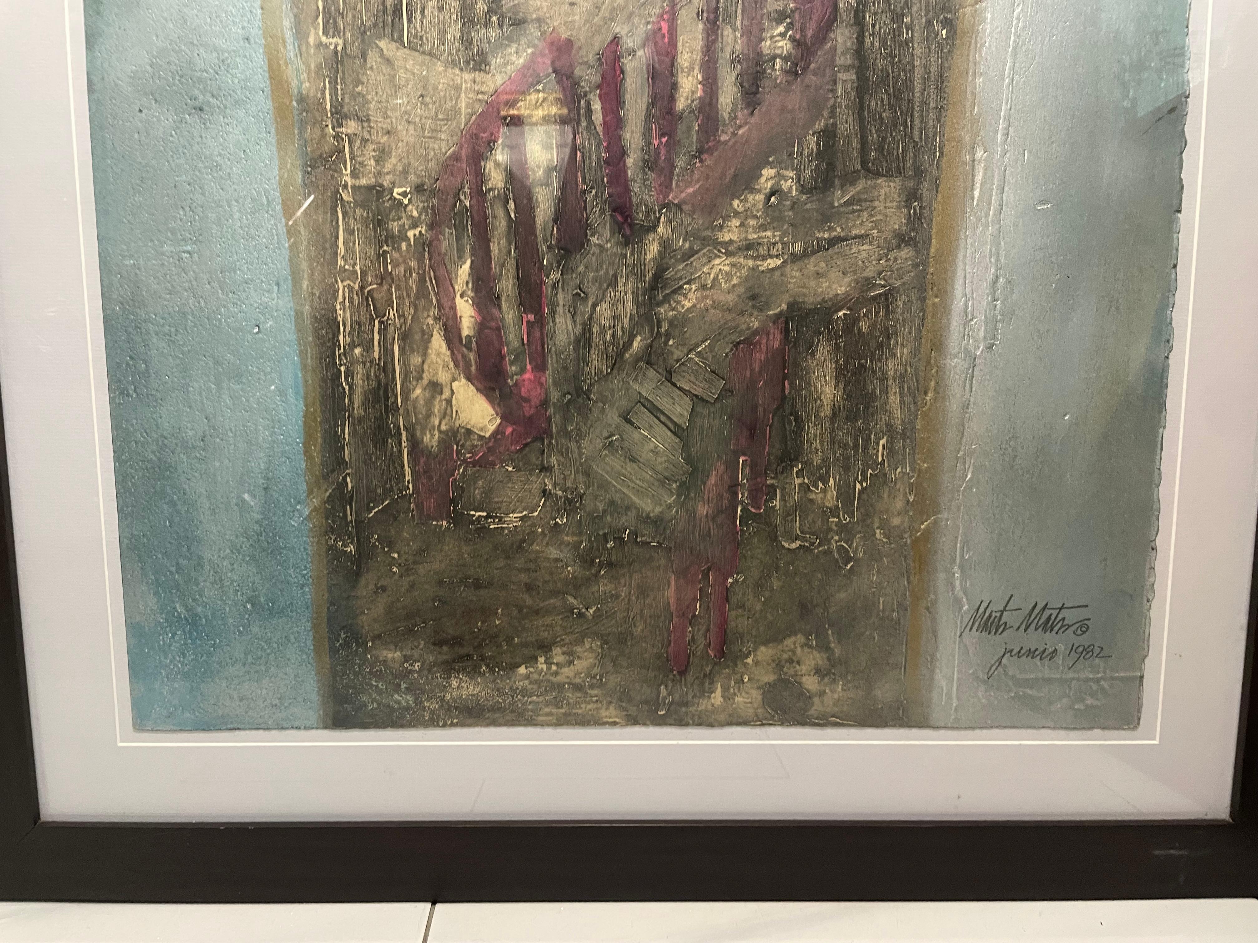 Pittura moderna del XX secolo di una porta ad arco tondo In condizioni buone in vendita a Guaynabo, PR