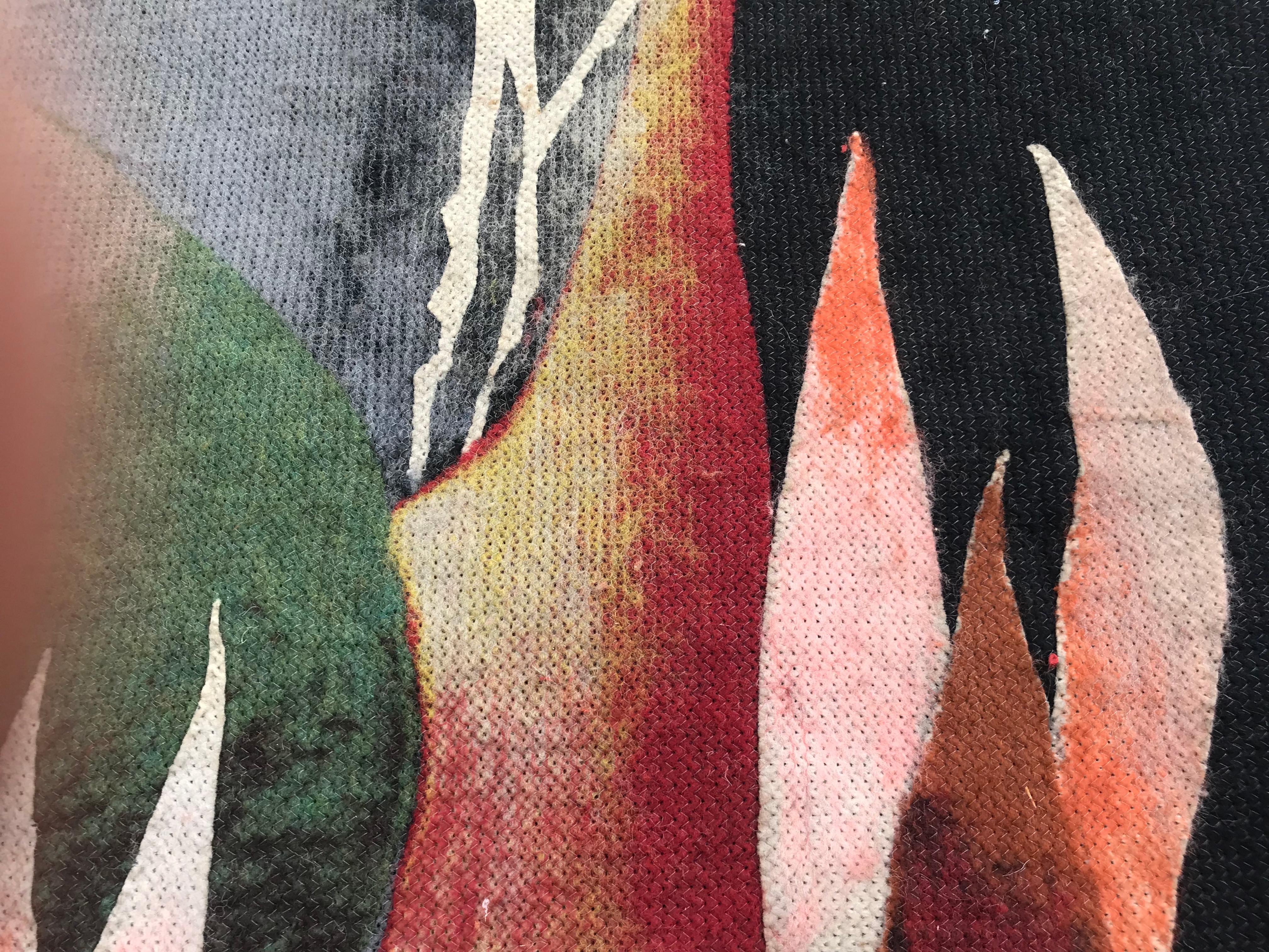 Bobyrug's nice 20th Century Modern Tapestry (Tapisserie moderne du 20e siècle) Bon état - En vente à Saint Ouen, FR