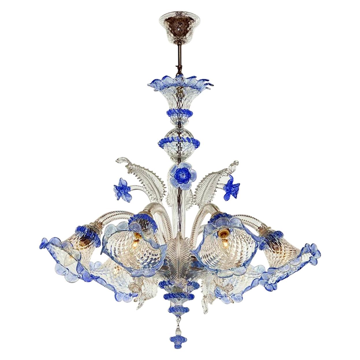 20th Century Modern Venetian Murano Glass Chandelier "Ca'rezzonico" Style