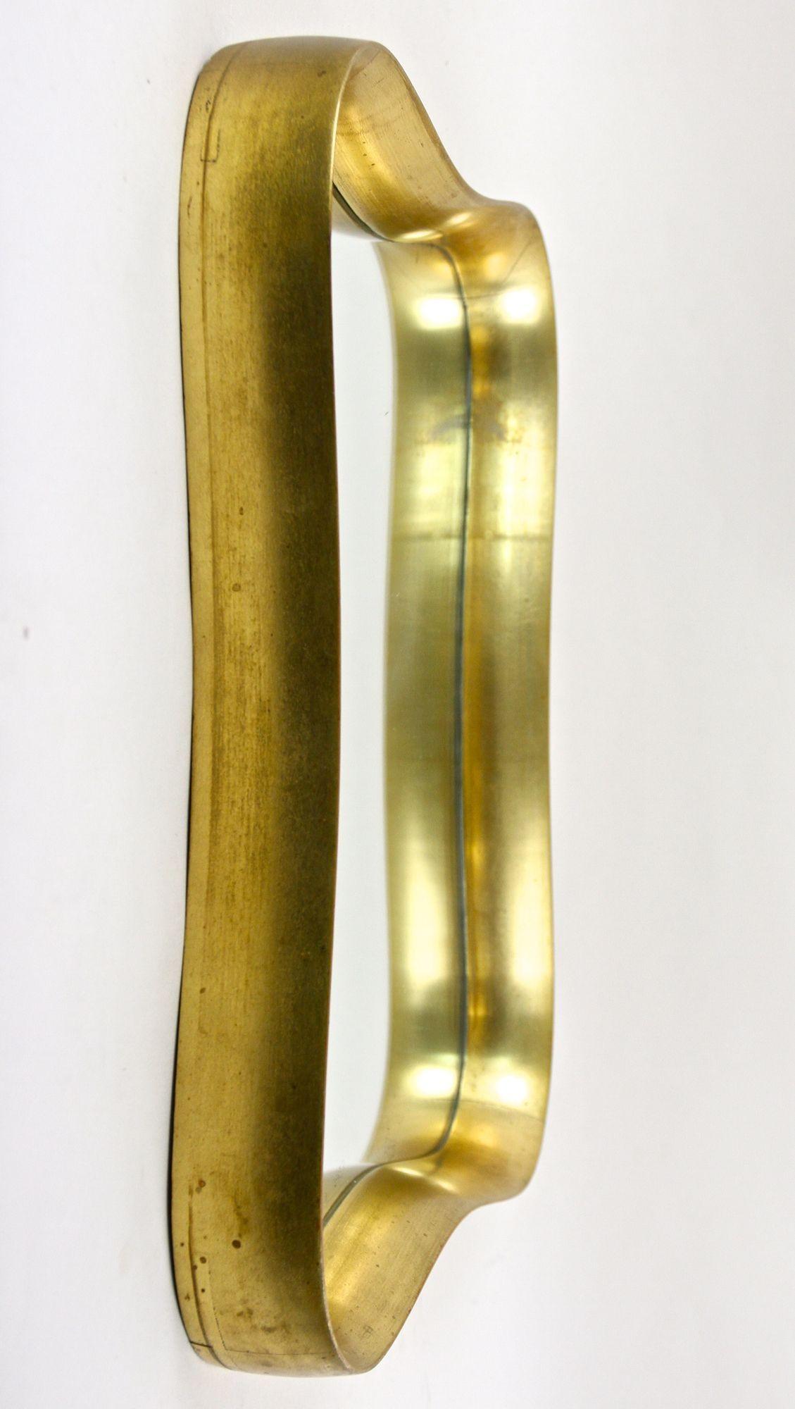 20th Century Modernist Gilt Wall Mirror Attributed to Max Welz, Austria ca.1940s en vente 3