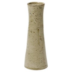 20th century modernist grey stoneware ceramic vase by Armand Bedu La Borne 1940