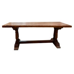 20th Century Monastery Style Oak French Table