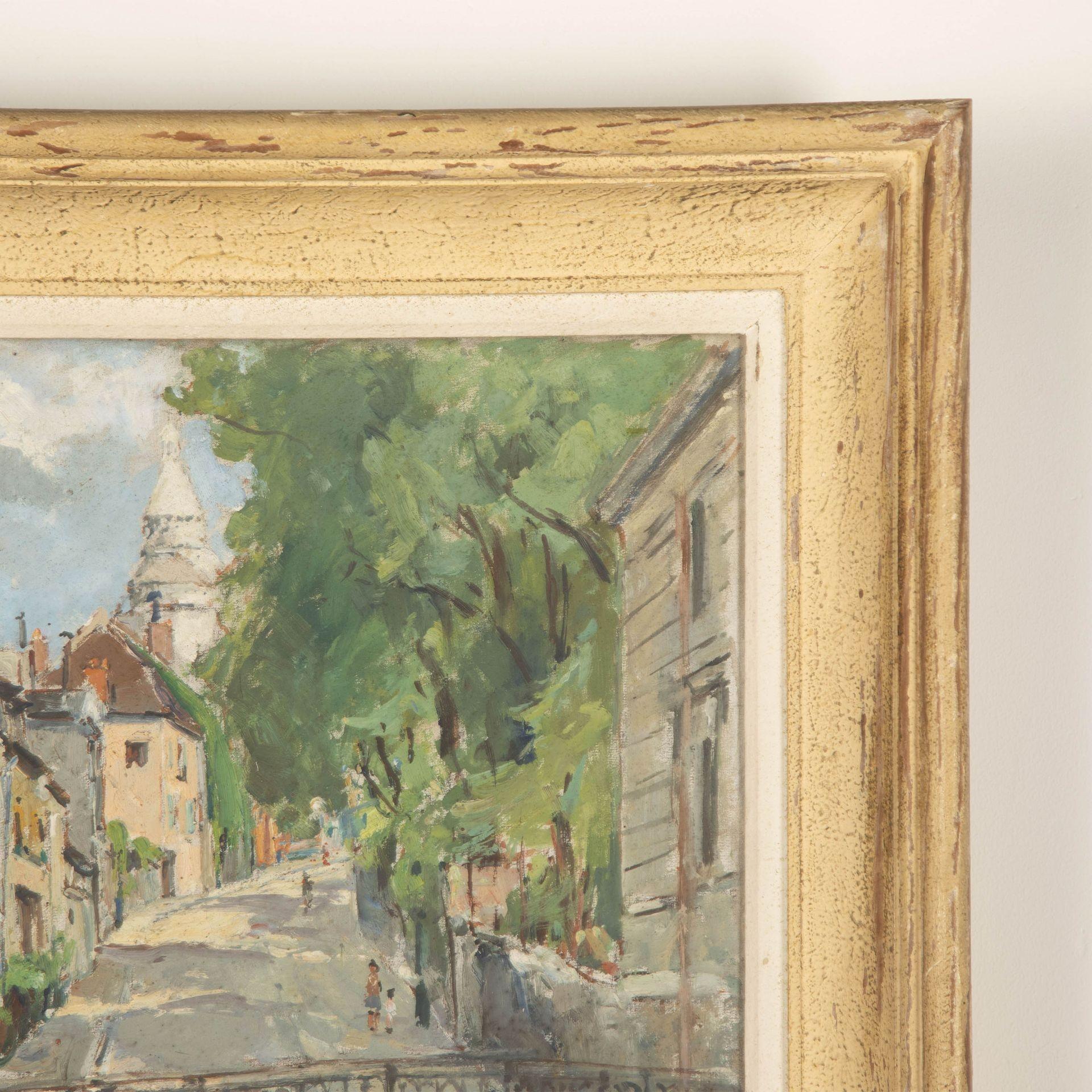 20th Century Montmartre Oil on Canvas For Sale 1