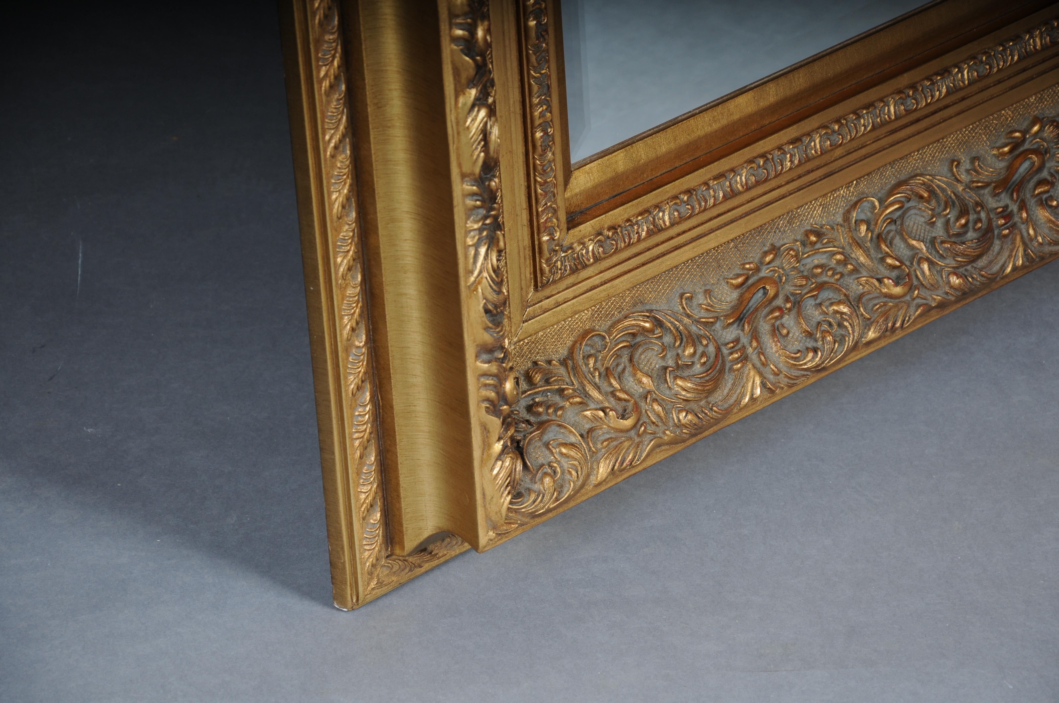 20th Century Monumental old wall mirror, gold For Sale 5