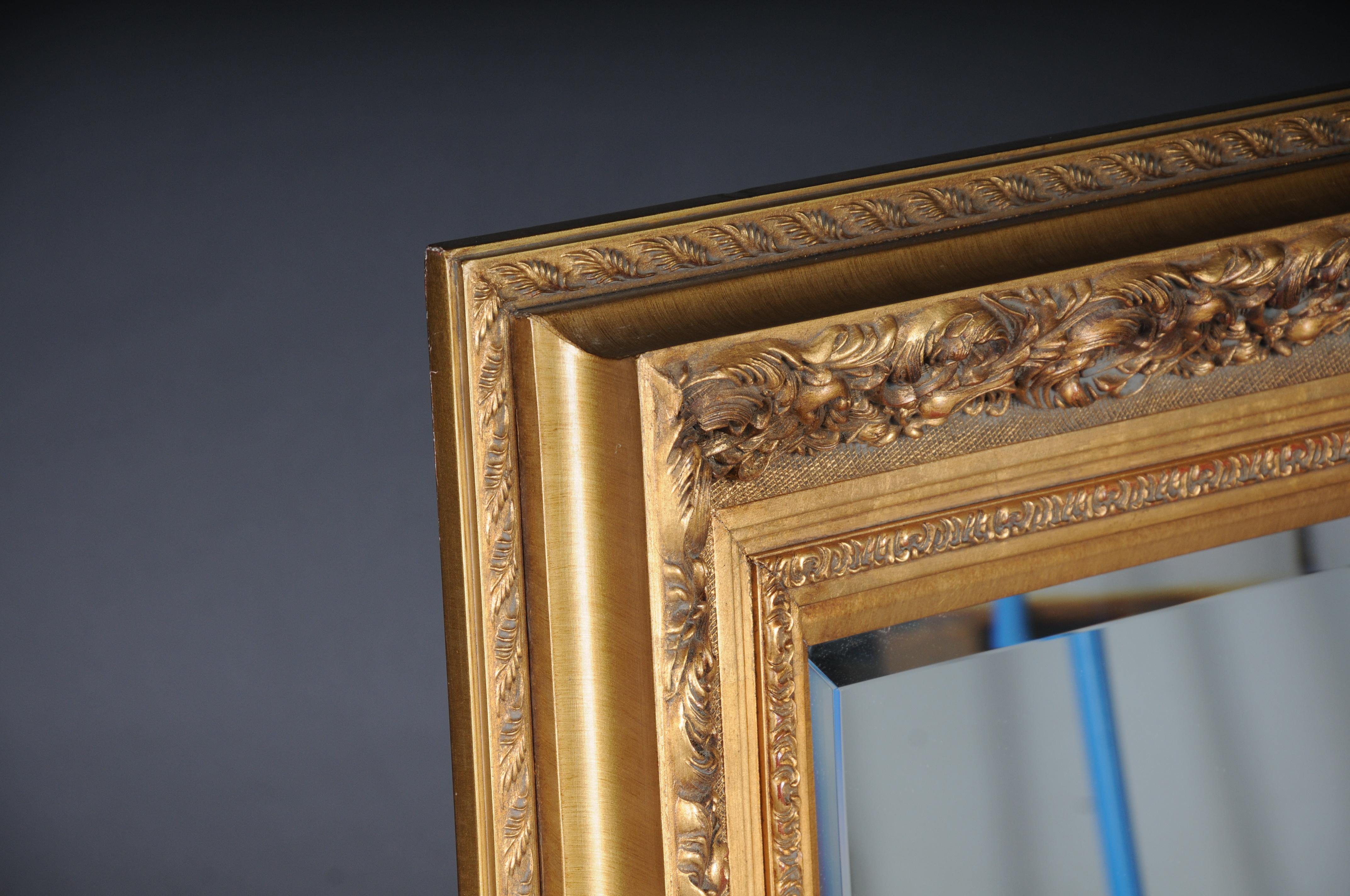 20th Century Monumental old wall mirror, gold For Sale 6