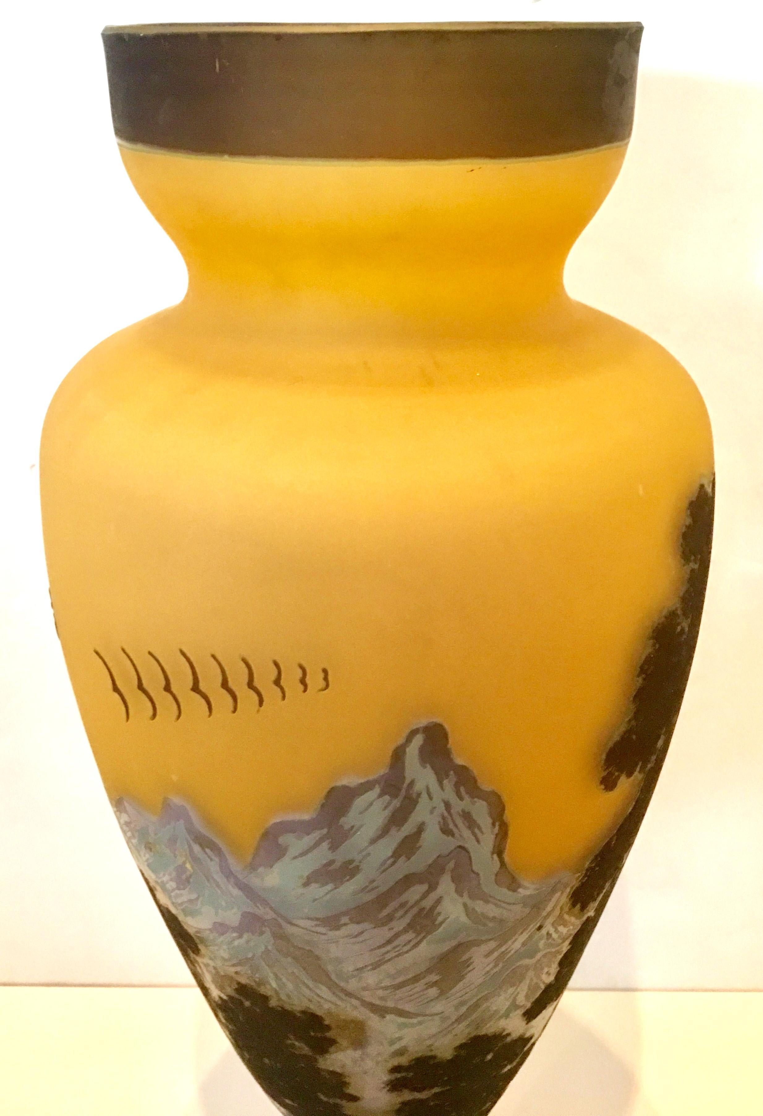 romanian glass vase