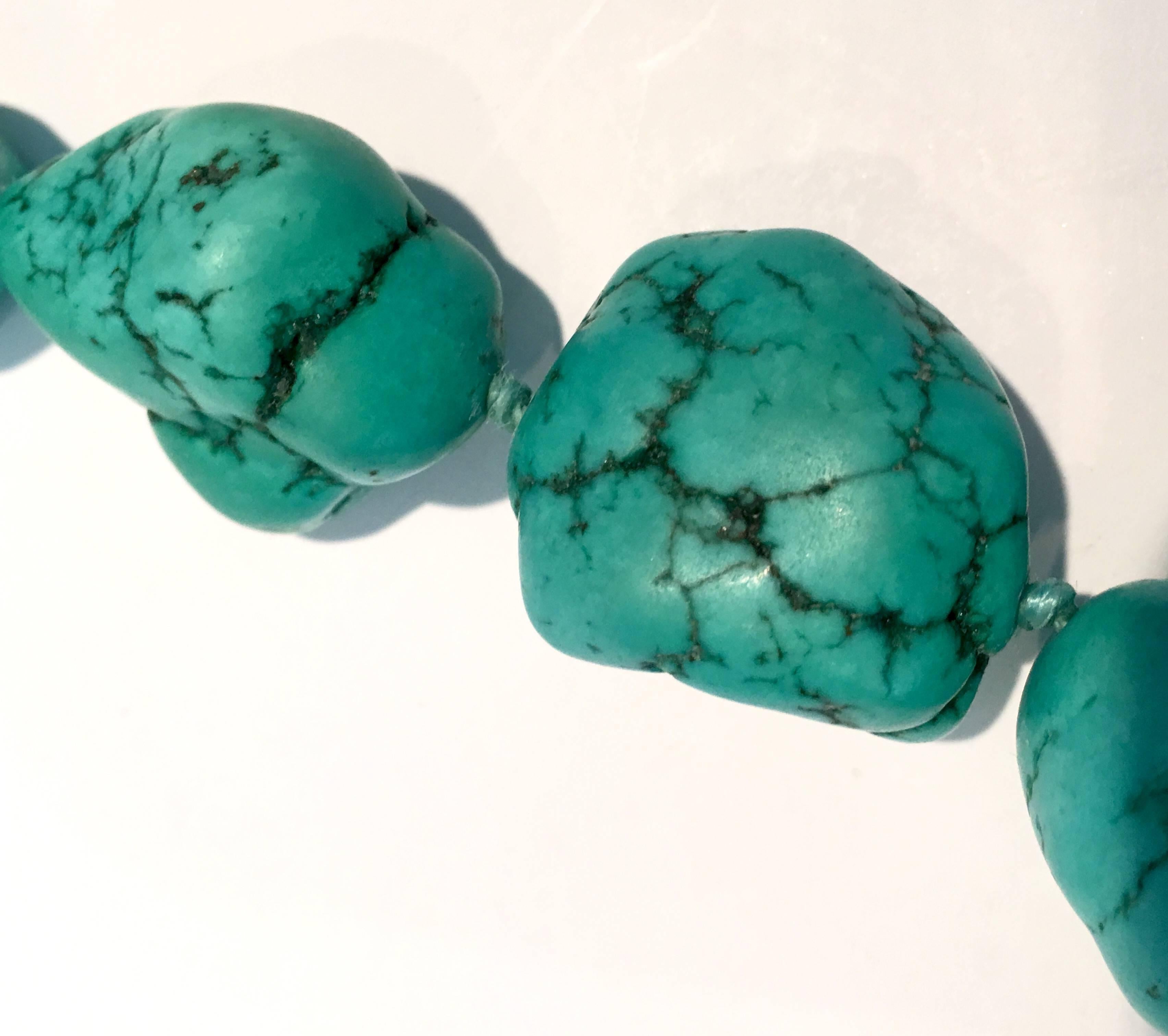 20th Century Monumental Turquoise 