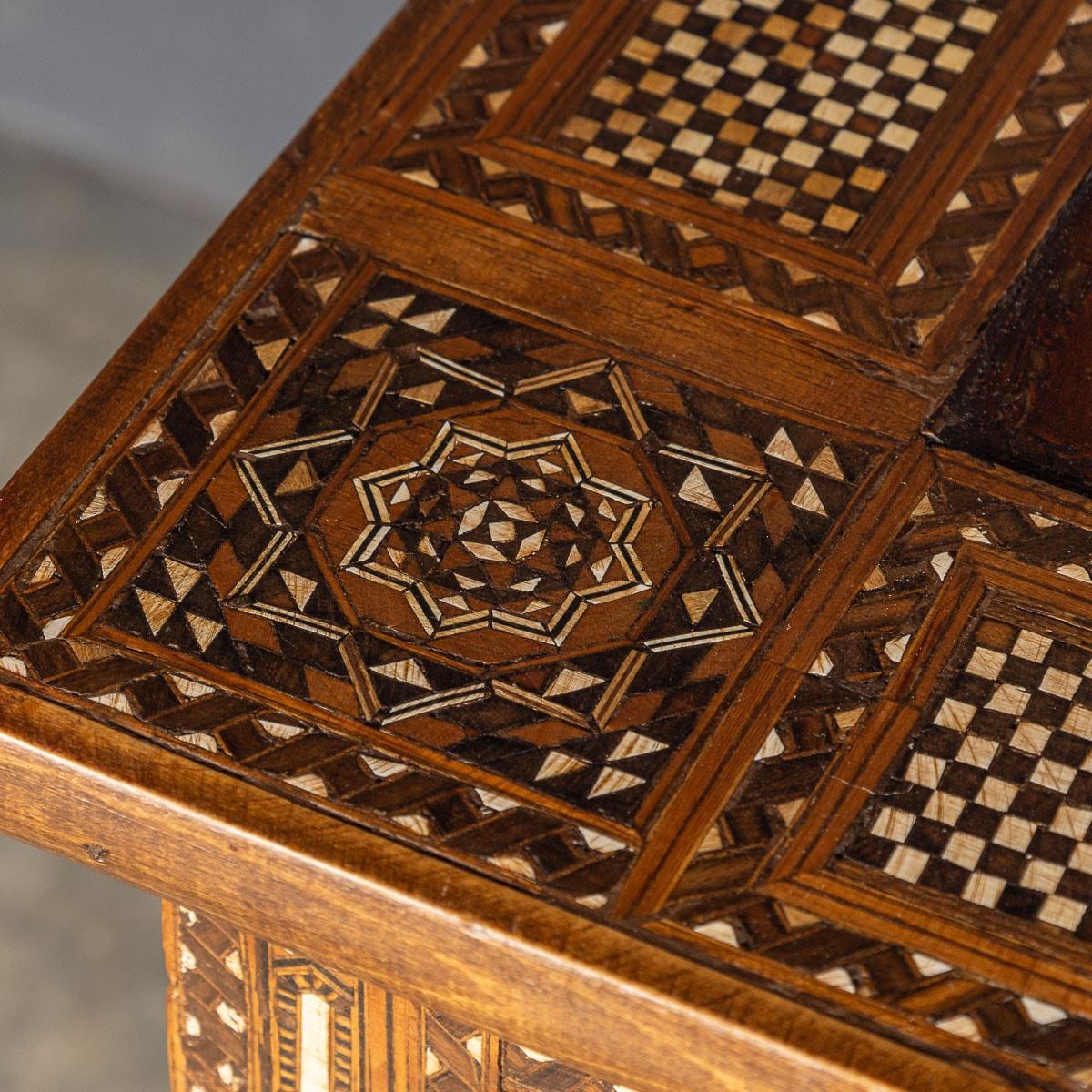 20th Century Moorish Inlaid Levantine Table, c.1920 4
