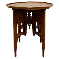 Used 20th Century Moroccan Burr Walnut Side table