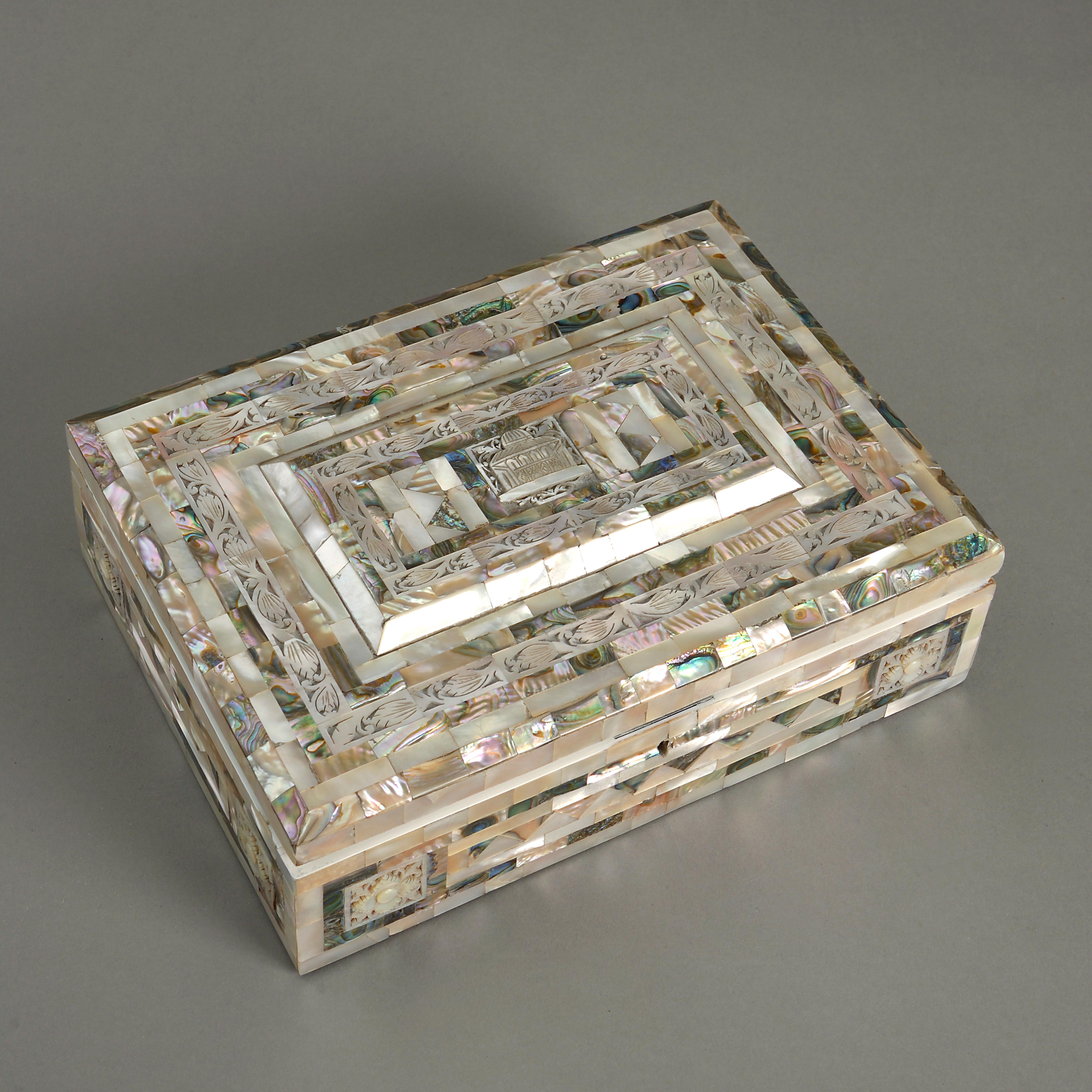 mother of pearl jewelry box