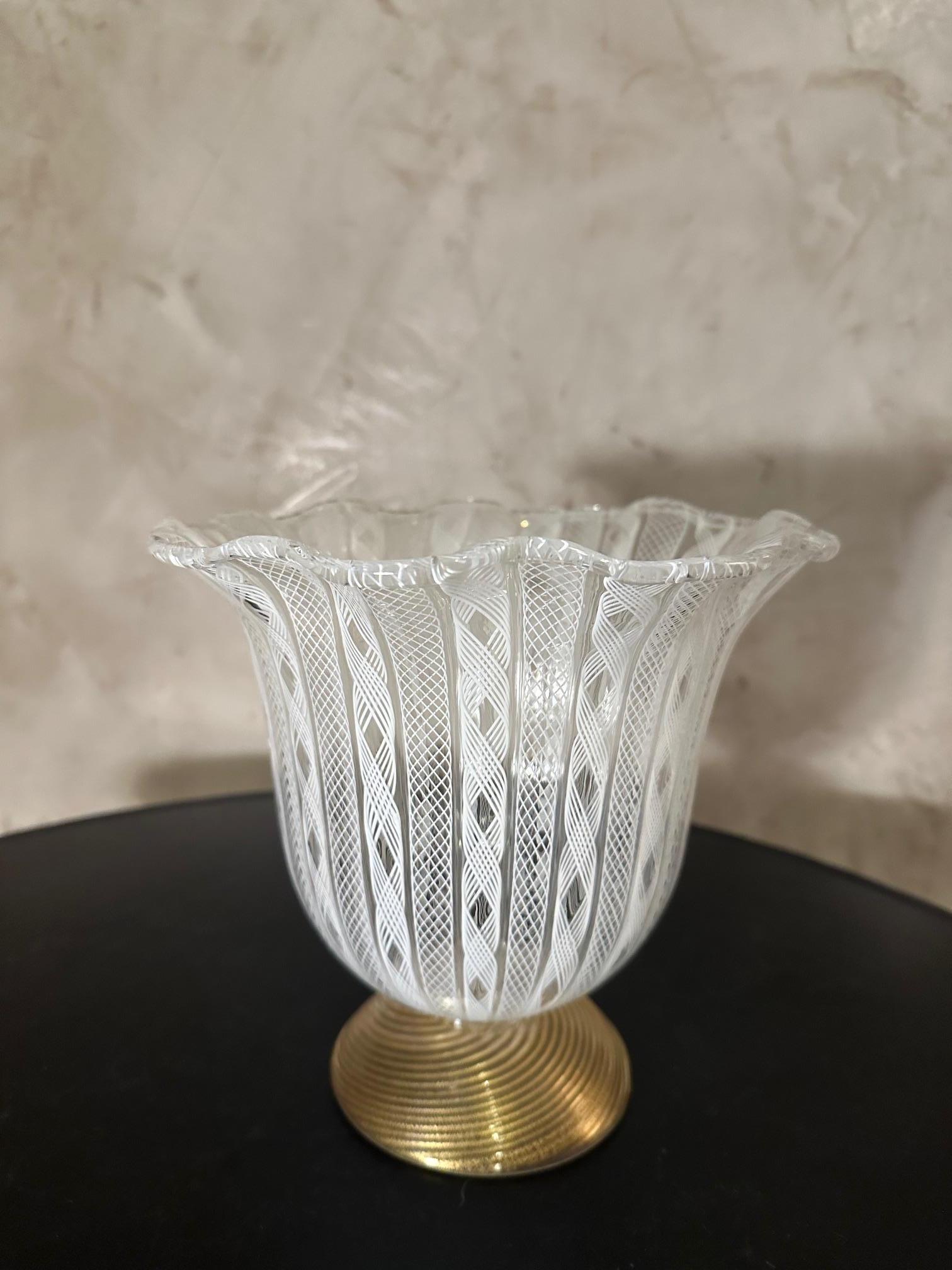 Italian 20th century Murano Glass Bowl, 1950s For Sale